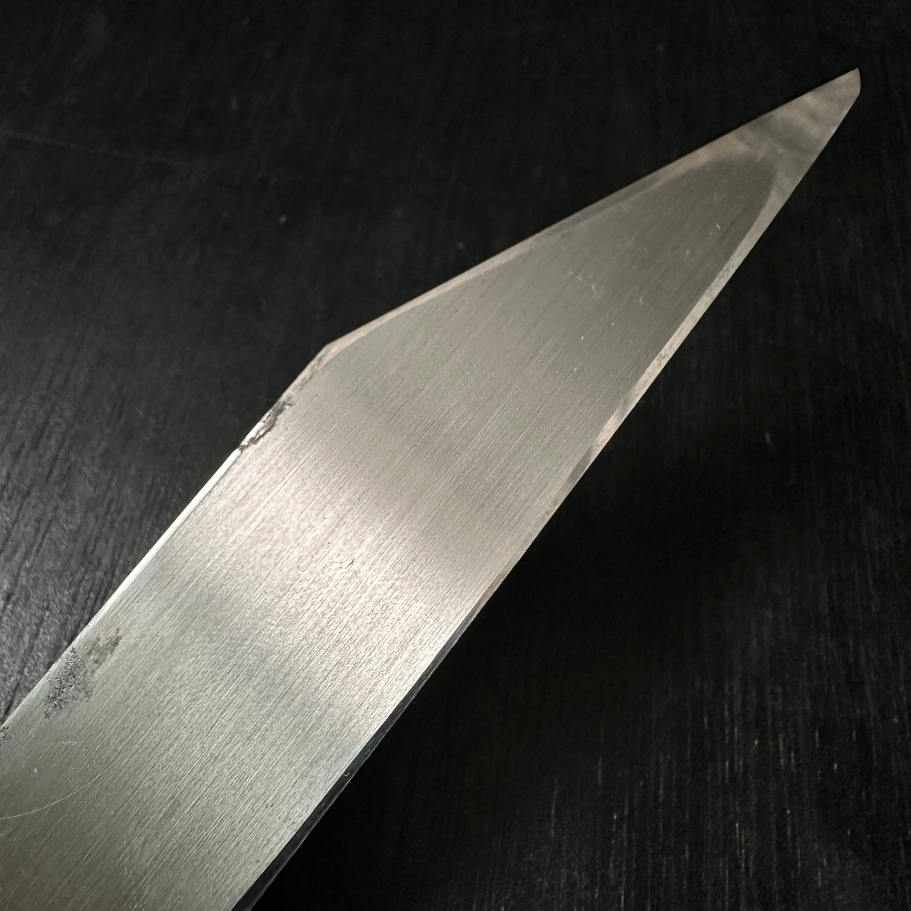 Old stock Sakamitsu 1st generation Kiridashi Kokatana with white steel  掘出し物 初代坂光作 切出小刀 右 30mm 鞘付