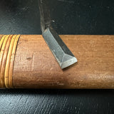 Kanetake Trowel chisel (Kote nomi) Dovetail type For Plane's wooden body  カネ武 鏝鑿 鎬型 鉋台用 9mm