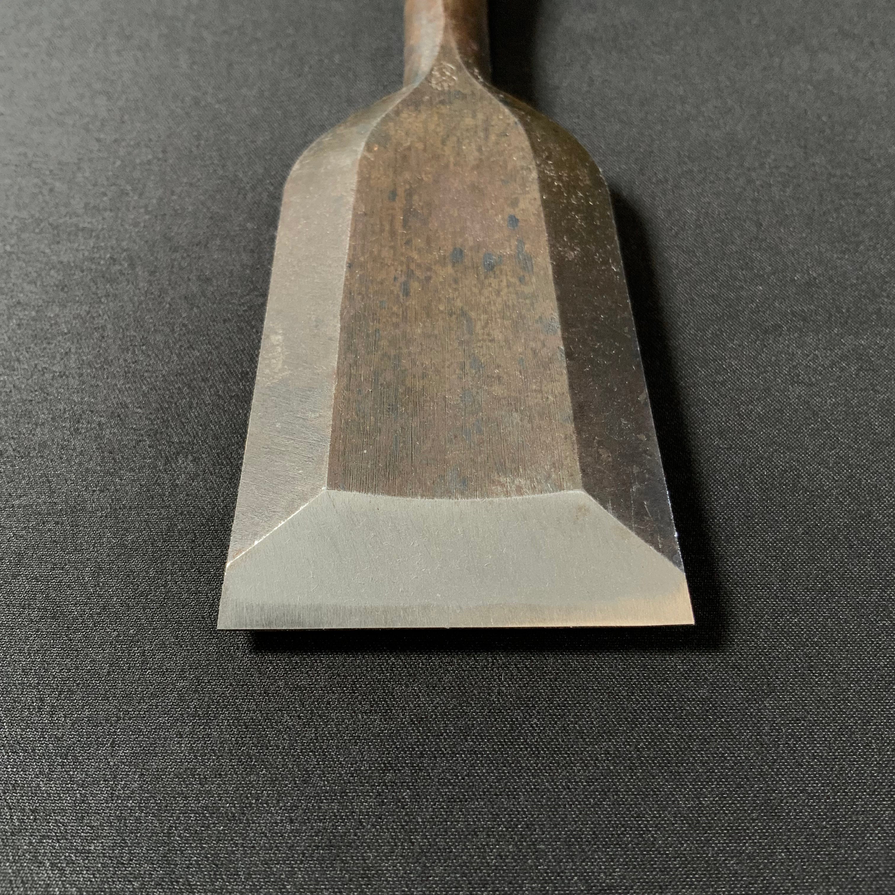 掘出し物 二代目左久作 叩き鑿  池上喬庸作 48mm Old stock Hidari Hisasaku 2rd Timber chisels by Ikegami Takanobu Tatakinomi