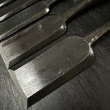 Ioroi Paring chisels with white steel by Ioroi Hideo 五百蔵秀夫作 五百蔵 薄鑿  白樫柄