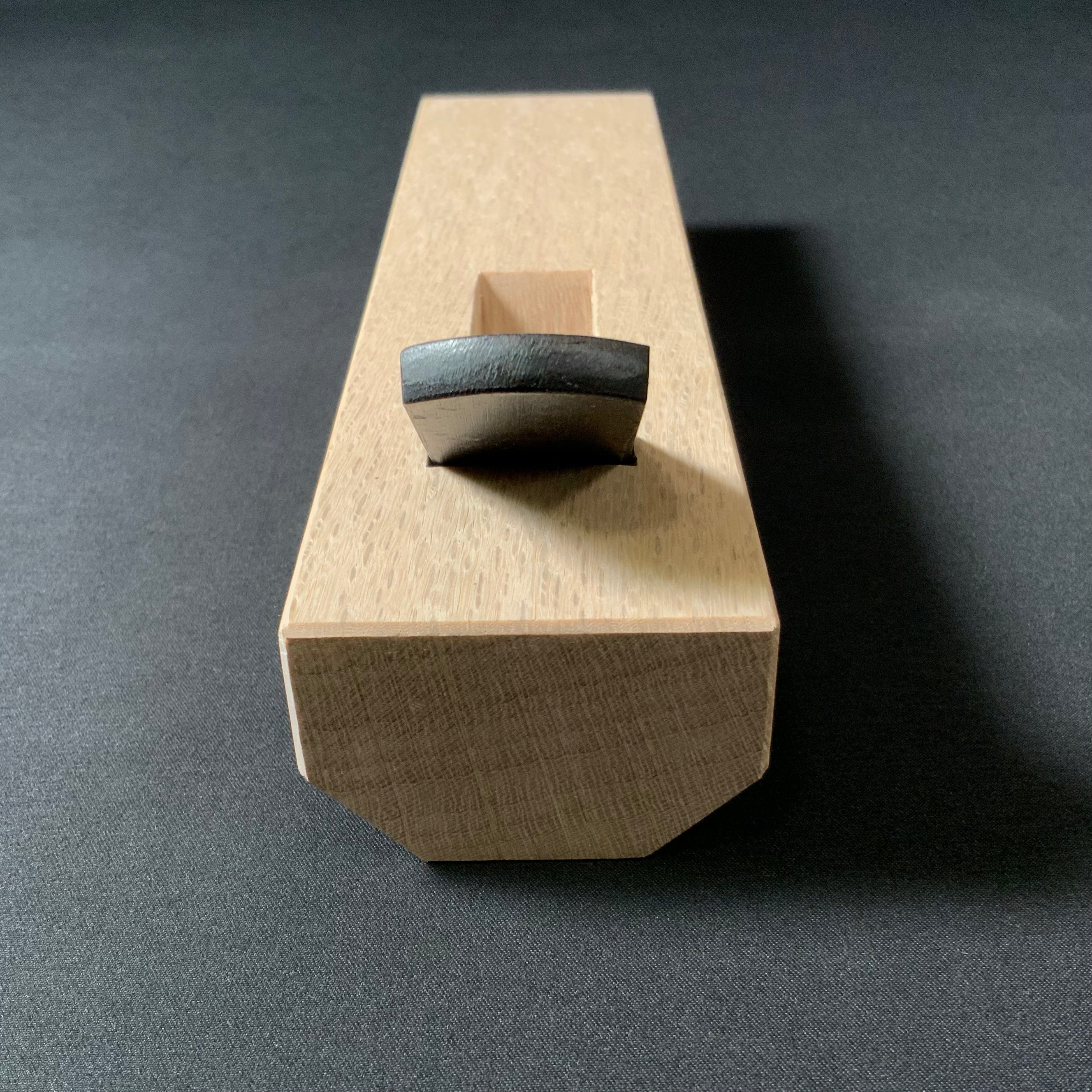 Tenhiro Tome Kanna (45°) Plane with blue steel    天弘 止め鉋 青紙鋼 24mm