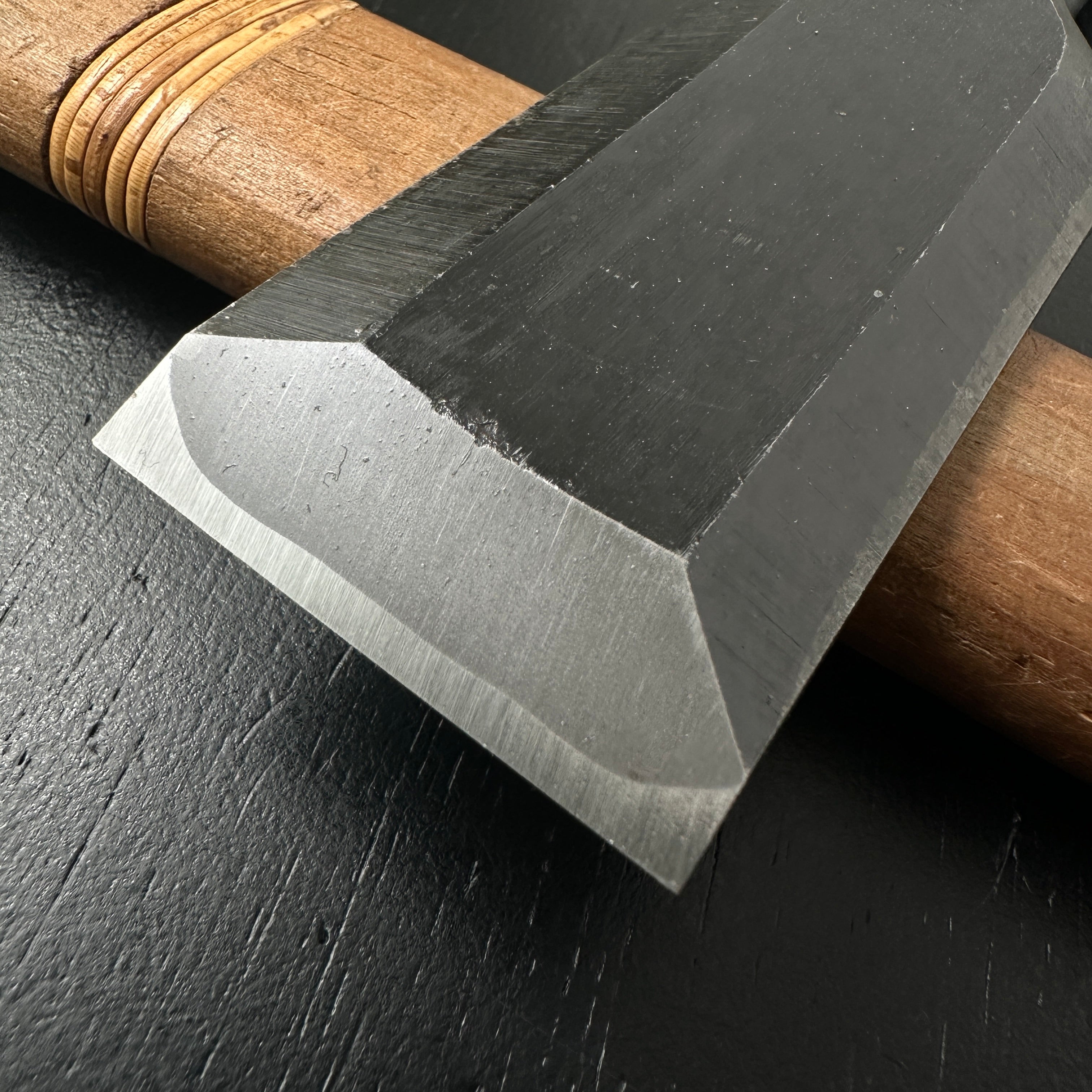 Sukemaru 4th Timber chisels Triple Ura by Usui Yoshio 四代助丸 碓氷淑郎 三ツ裏 叩き鑿 42mm  Tatakinomi
