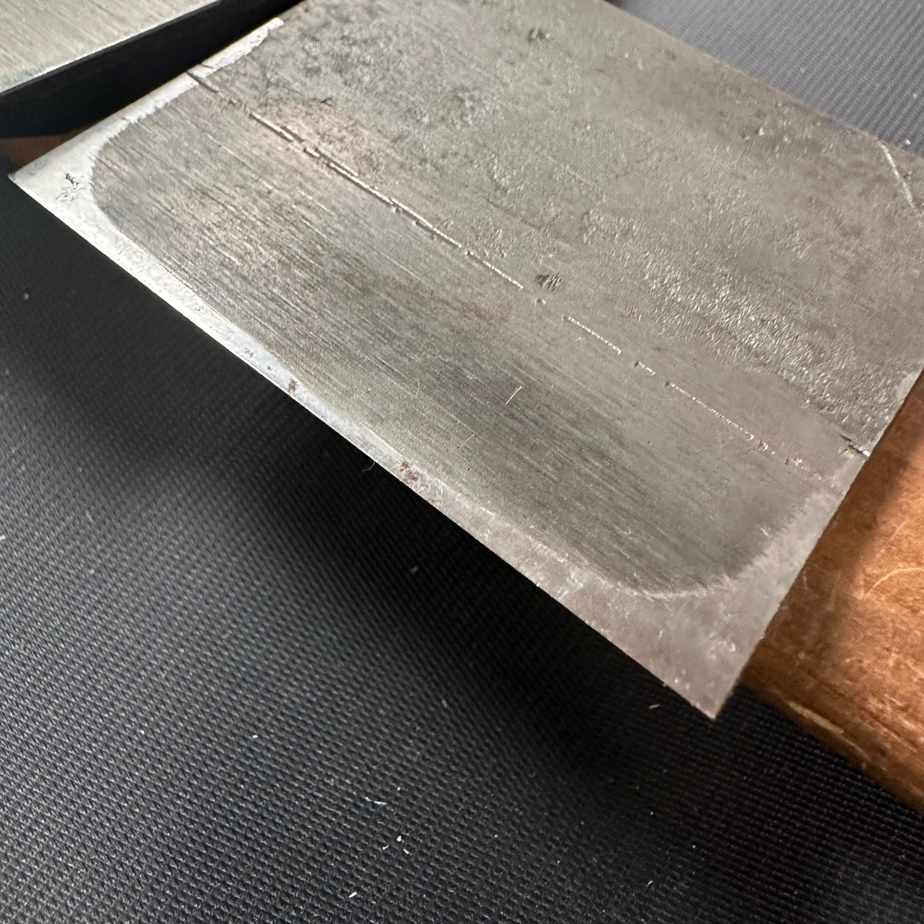 Old stock eleventh generation Teruhide Smoothing Plane (Kanna)  掘出し物 輝秀 十一代目 石堂秀雄作 仕上げ鉋 65mm