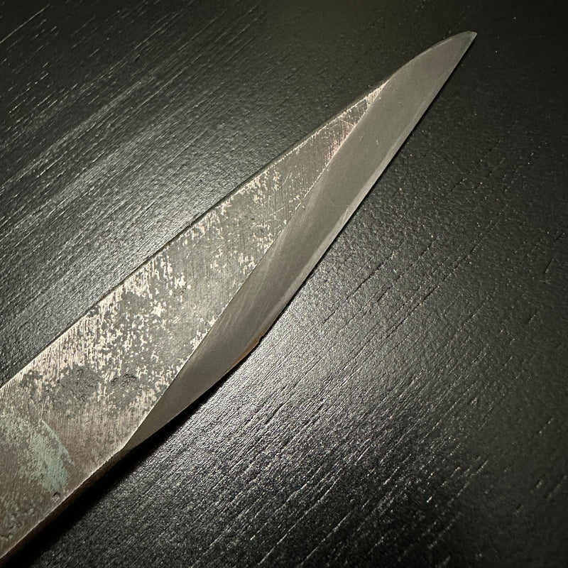 Old stock #1 Kouzaburo  Kiridashi Kokatana Right hand 掘出し物 直 長谷川幸三郎作 切出し 7分 右