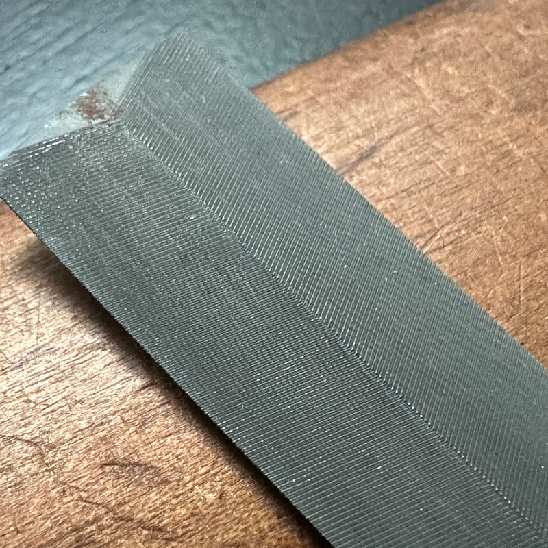 Old Stock 90mm TSUBOTAMA Double edged Fine file for Handsaw sharpening (Aburame-Yasuri)  掘出し物 壺玉  両刃 油目ヤスリ 90mm