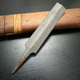 Old Stock TSUBOTAMA 75mm Single edged file for Handsaw sharpening (Surikomi-Yasuri) 掘出し物 壺玉  片刃 すり込みヤスリ 75mm