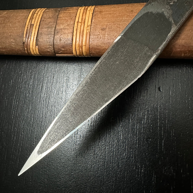 Old stock #1 Kouzaburo  Kiridashi Kokatana Right hand 掘出し物 直 長谷川幸三郎作 切出し 7分 右