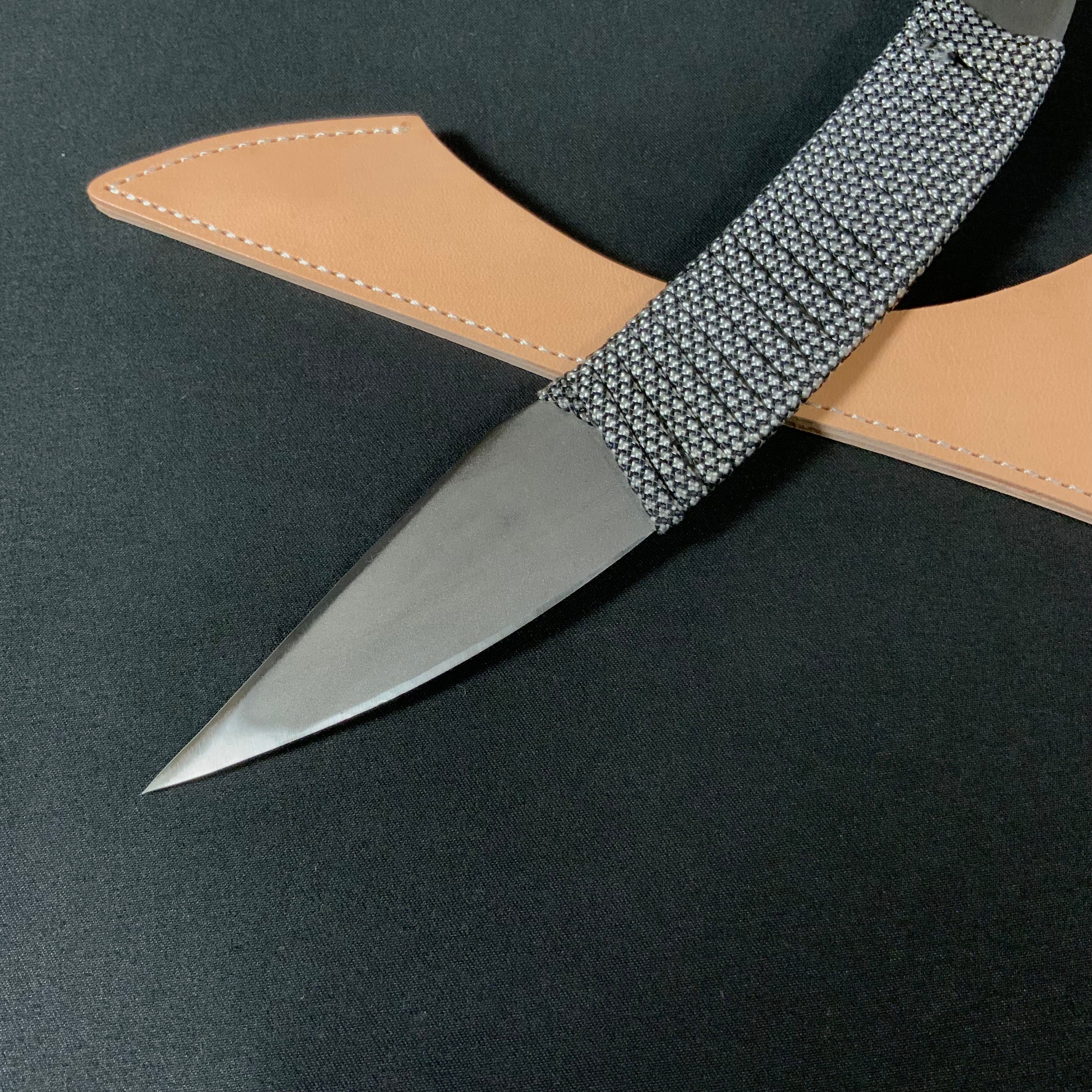 平常心 道  ハイス木彫小刀 ～忍び刀～   Ninja Knife by Heijoshin Michi High Speed Steel Kiridashi