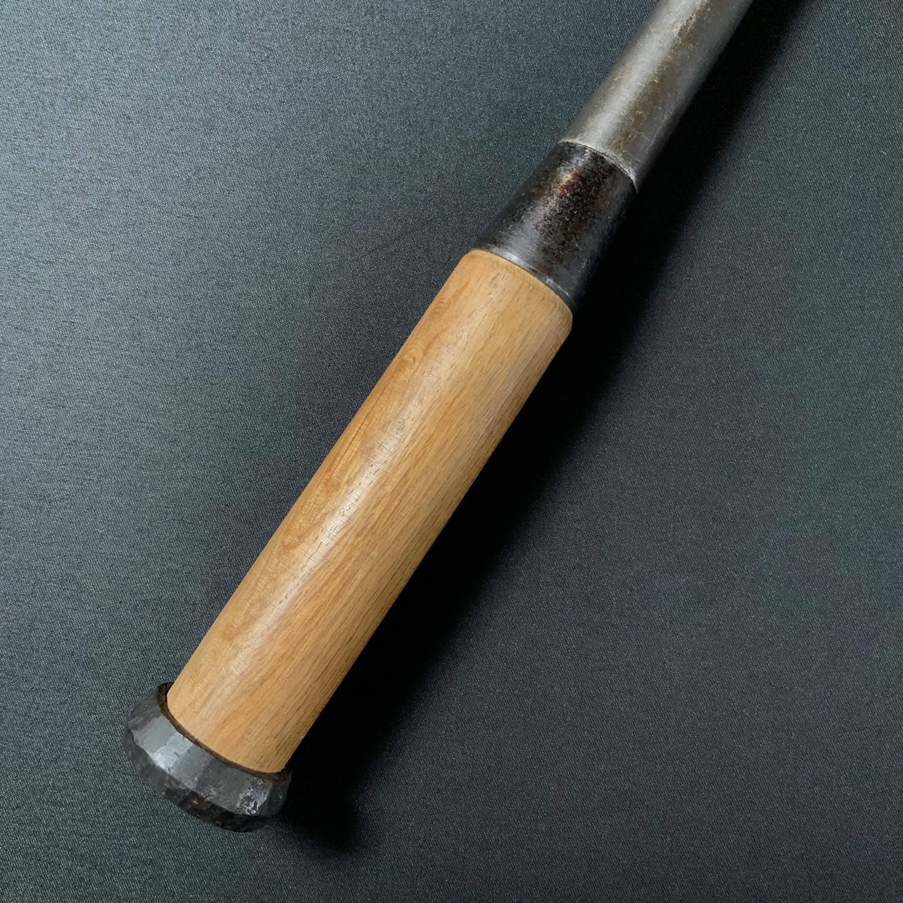 掘出し物 二代目左久作 叩き鑿  池上喬庸作 24mm #1 Old stock Hidari Hisasaku 2rd Timber chisels by Ikegami Takanobu Tatakinomi