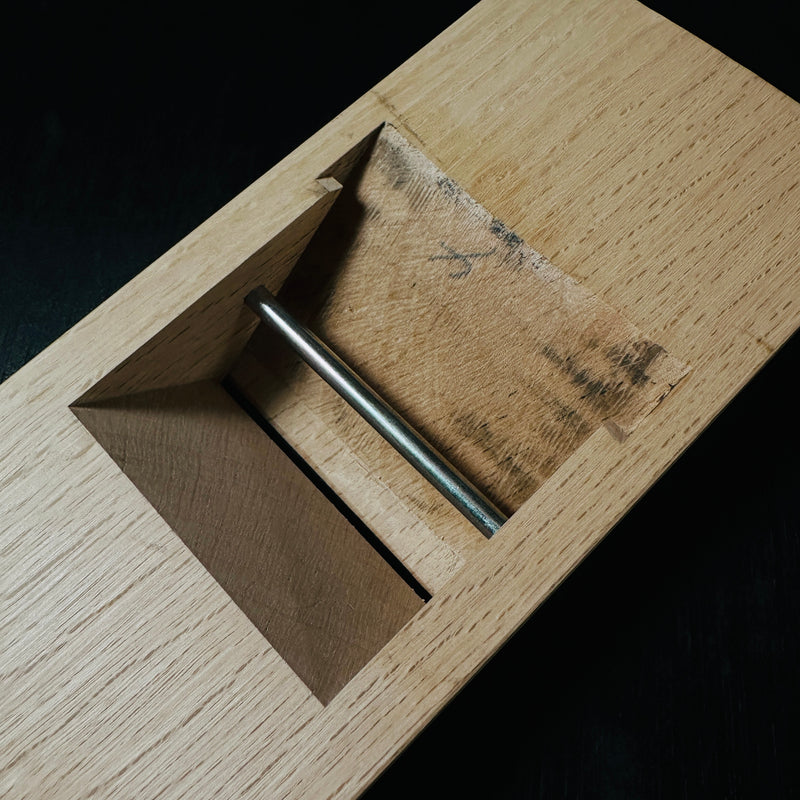 Old stock #1 Yabane Smoothing Plane (Kanna) by Ishido Master  石堂輝秀作 矢羽根 労働大臣賞受賞記念鉋 70mm