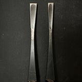 Old stock Kiyohisa Bachi chisels by Watanabe Kiyoe 掘出し物 渡辺清栄作 清久作 バチ鑿 8mm 10.5mm Bachinomi