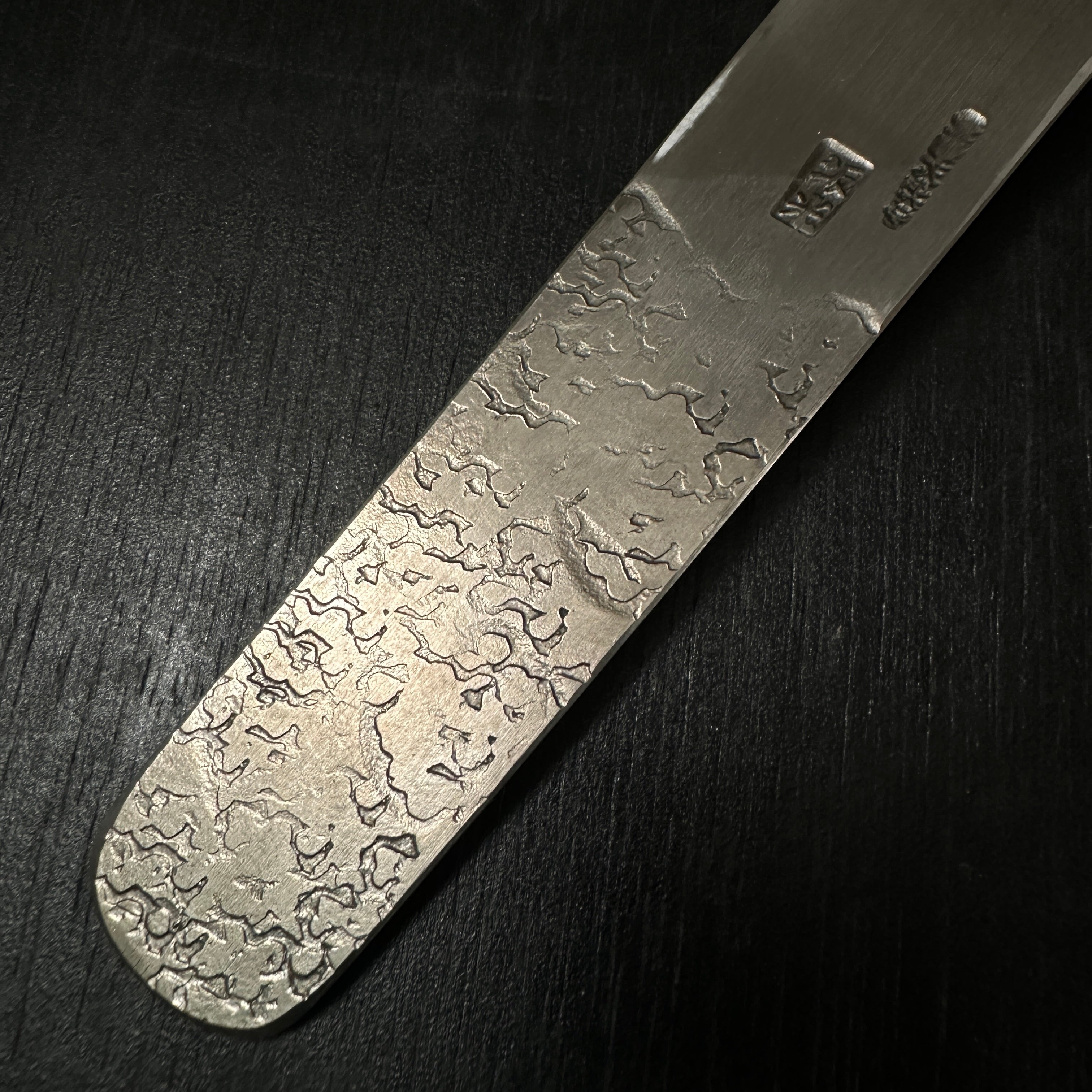 Old stock Sakamitsu 1st generation Kiridashi Kokatana with white steel  掘出し物 初代坂光作 切出小刀 右 30mm 鞘付