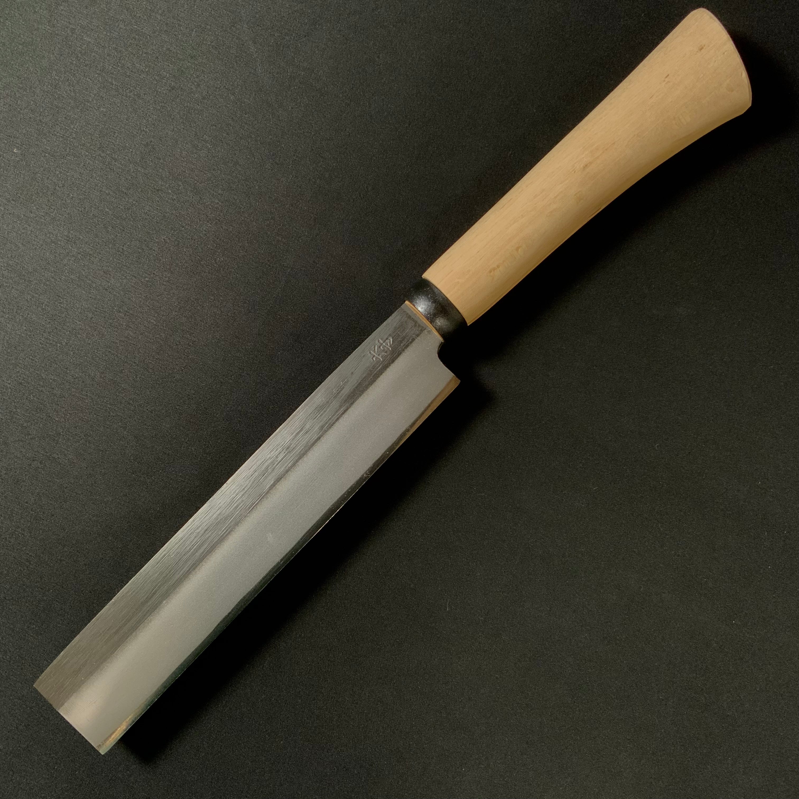 味方屋作 竹割鉈 両刃 180mm    Ajikataya Bamboo Nata Knife  Double edged