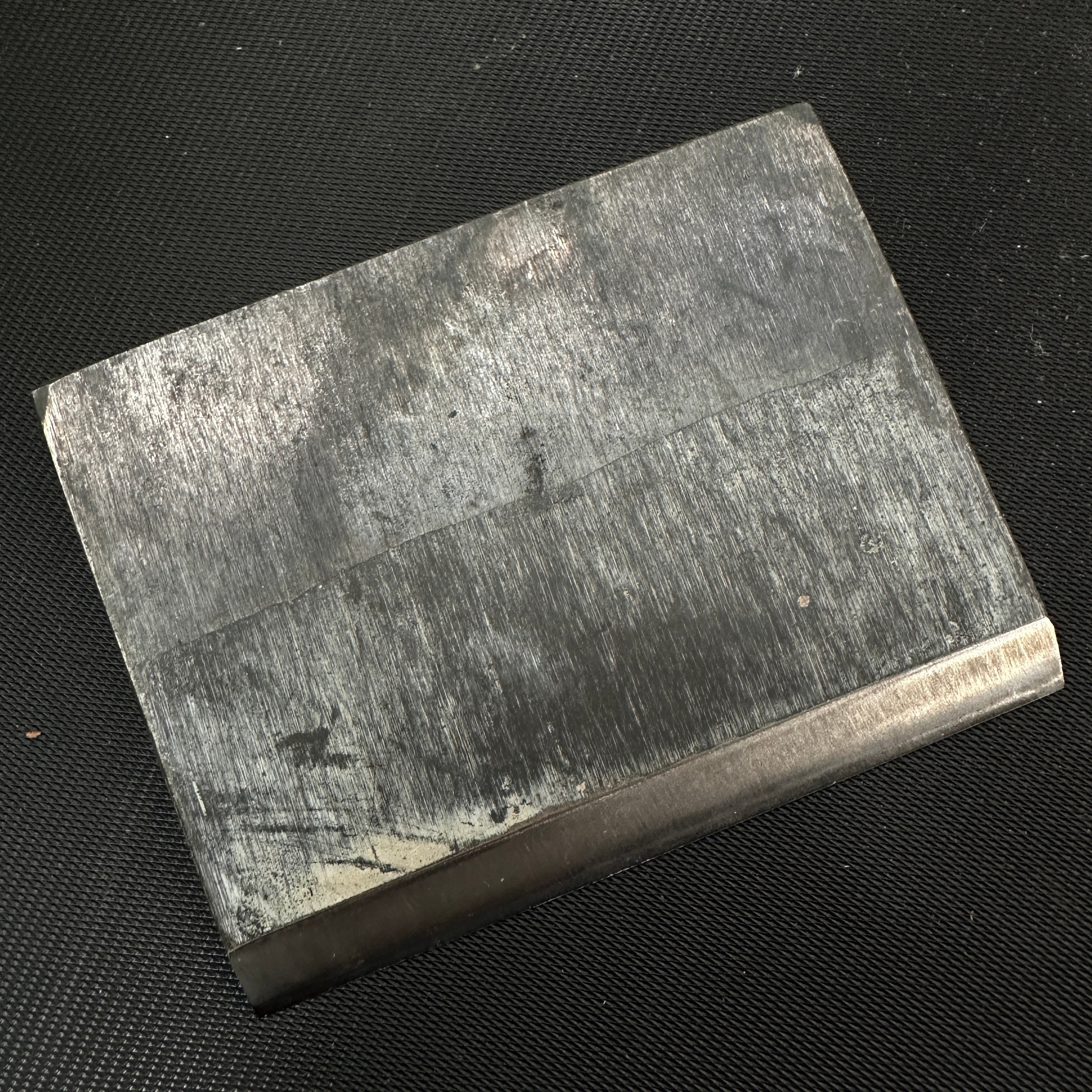 Old stock Ishido Hand made Chipbreaker for 75mm Plane blade Uragane 掘出し物 石堂作裏金 二寸用