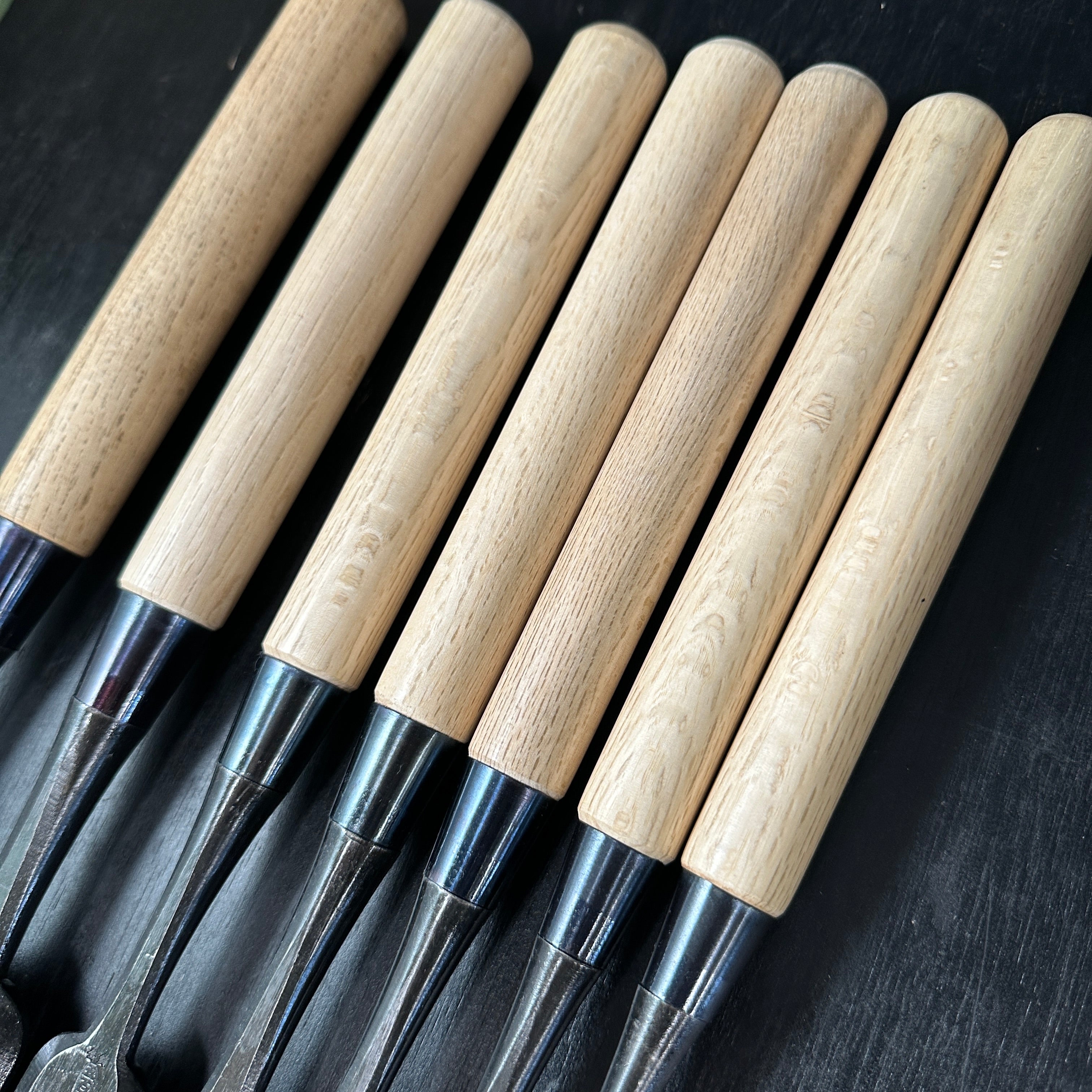 Ioroi Paring chisels with white steel by Ioroi Hideo 五百蔵秀夫作