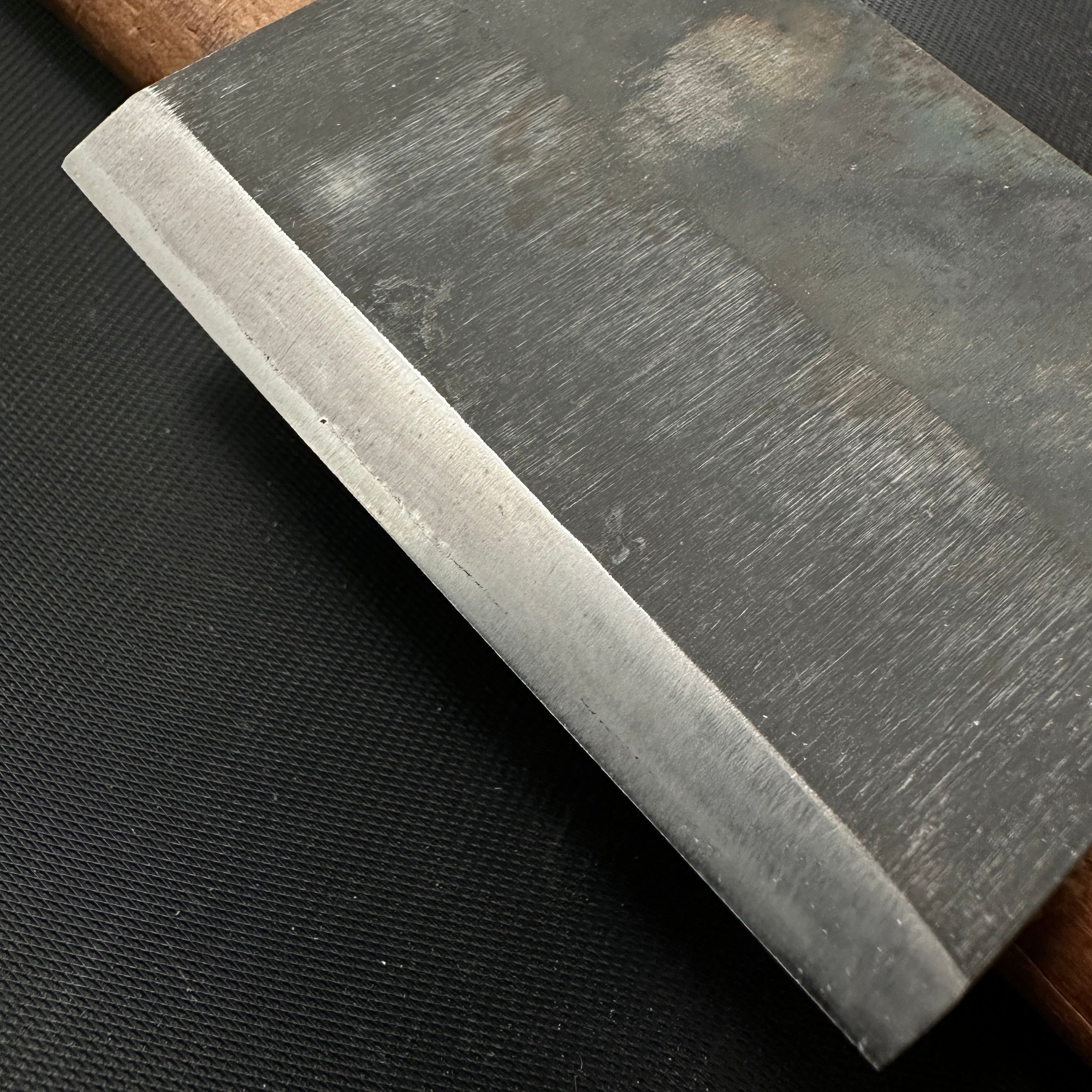 Old stock Ishido Hand made Chipbreaker for 75mm Plane blade Uragane 掘出し物 石堂作裏金 二寸用