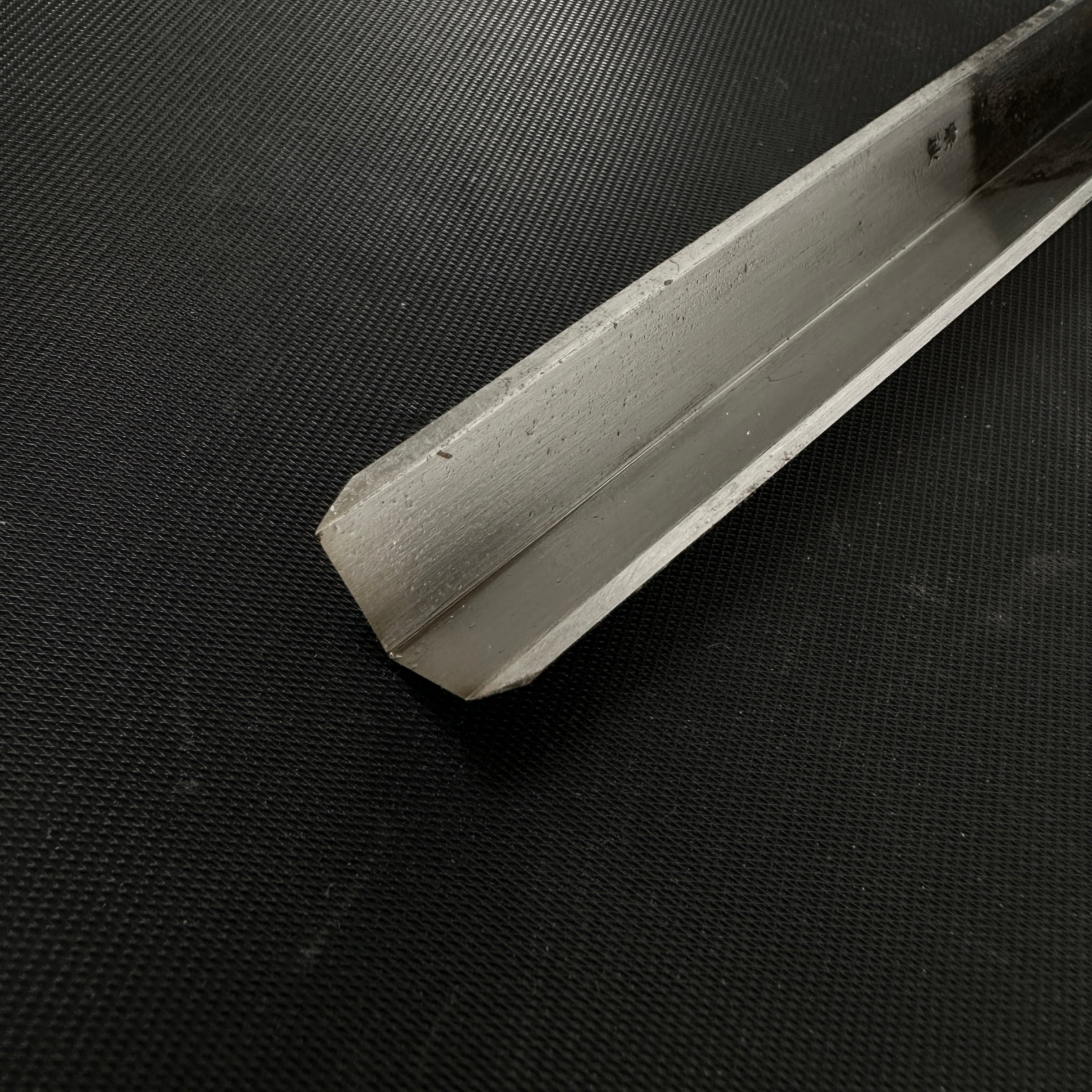 Ha Kanna Kumiko Kanna with white steel by Muneaki 葉鉋 組子用 75°  猪本台 宗秋刃