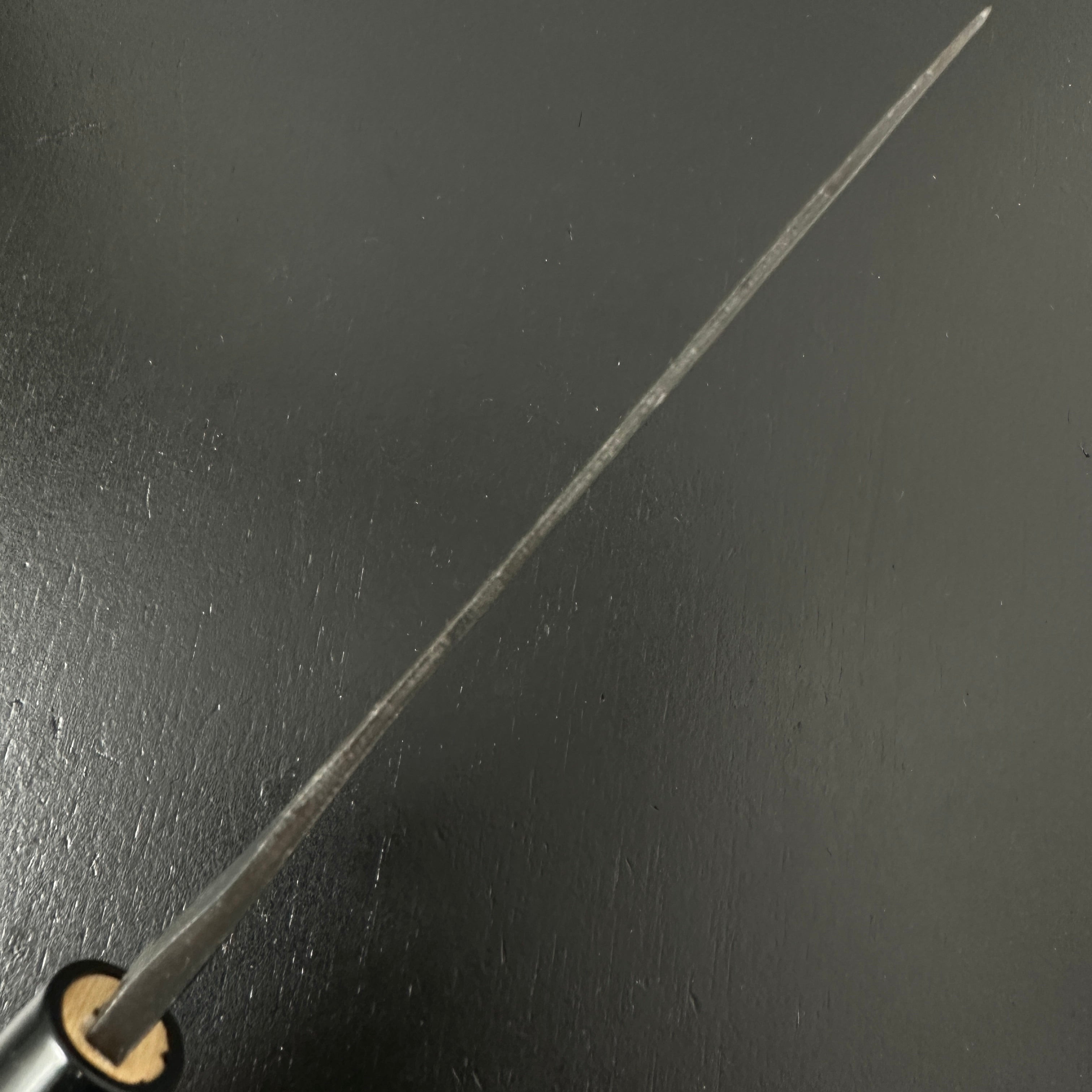 TokyoKouetsu Kurouchi Santoku Kife Blue Steel 165mm    東京侊悦 黒打 三徳包丁 165mm 青紙 P柄シノギ付