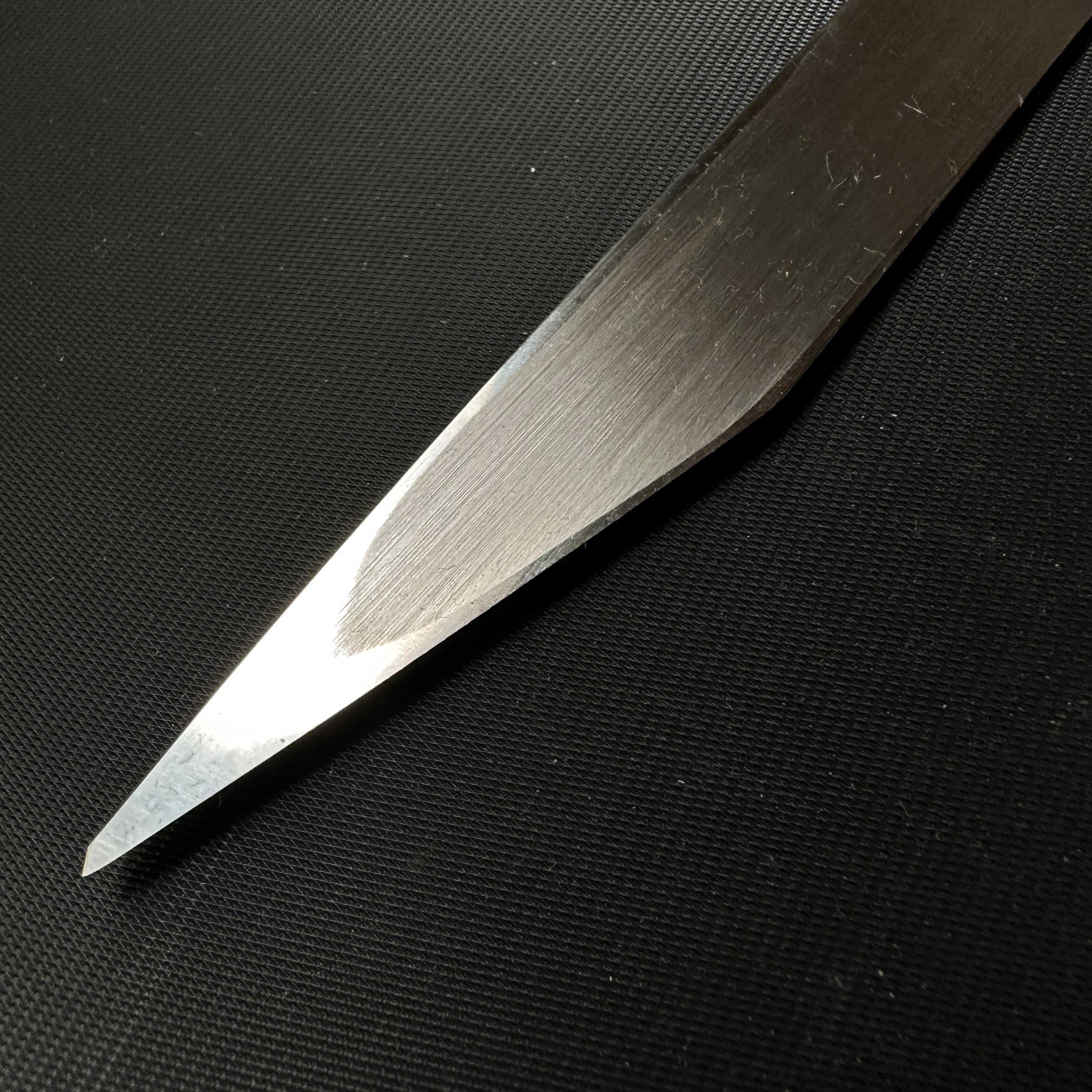 Old stock Kouetsu Kiridashi Kokatana with white steel by Sakamitsu 掘出し物 侊悦 切出小刀 二代坂光作  18mm
