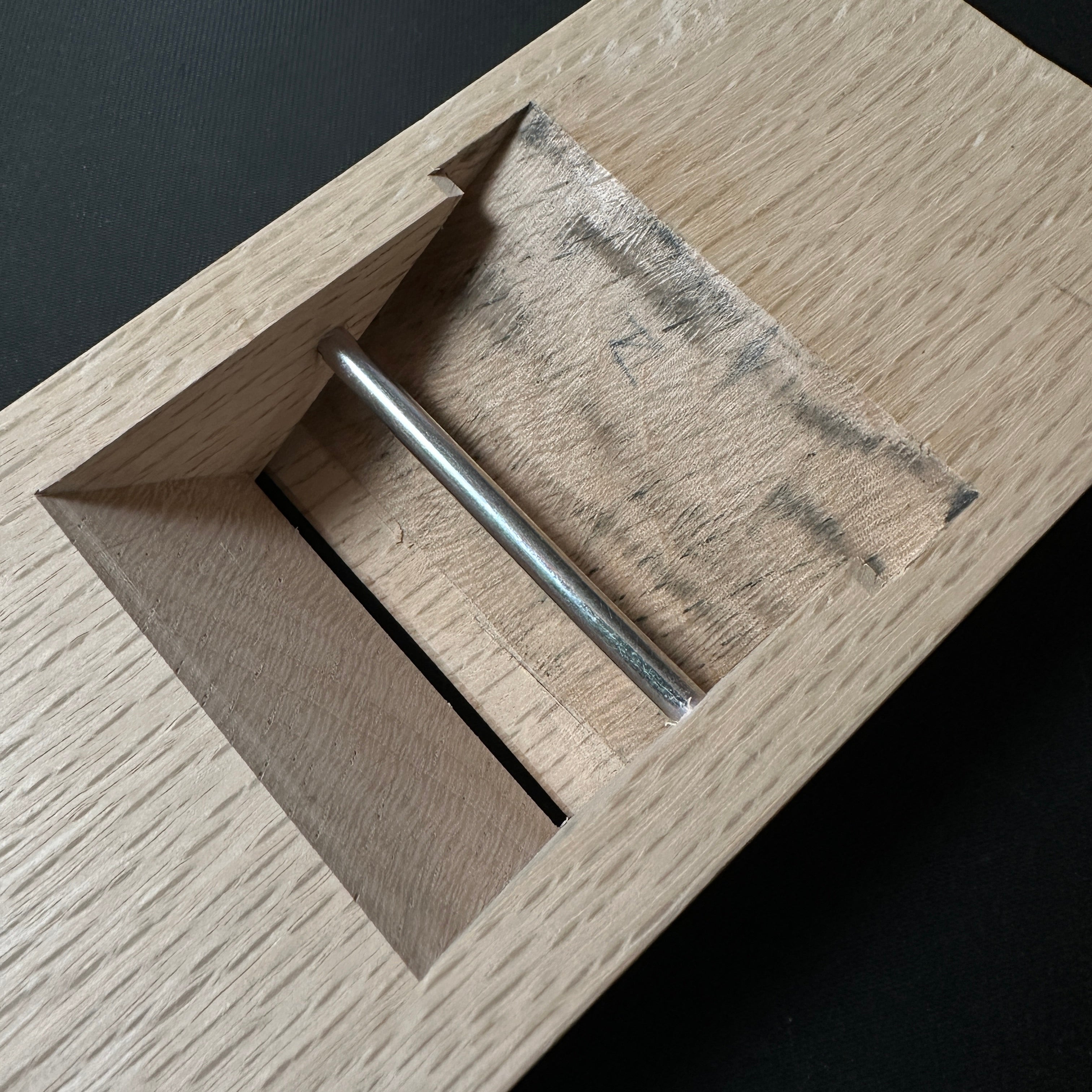 Old stock Yabane Smoothing Plane (Kanna) by Ishido Master  石堂輝秀作 博信 矢羽根鉋 仕上げ鉋 70mm