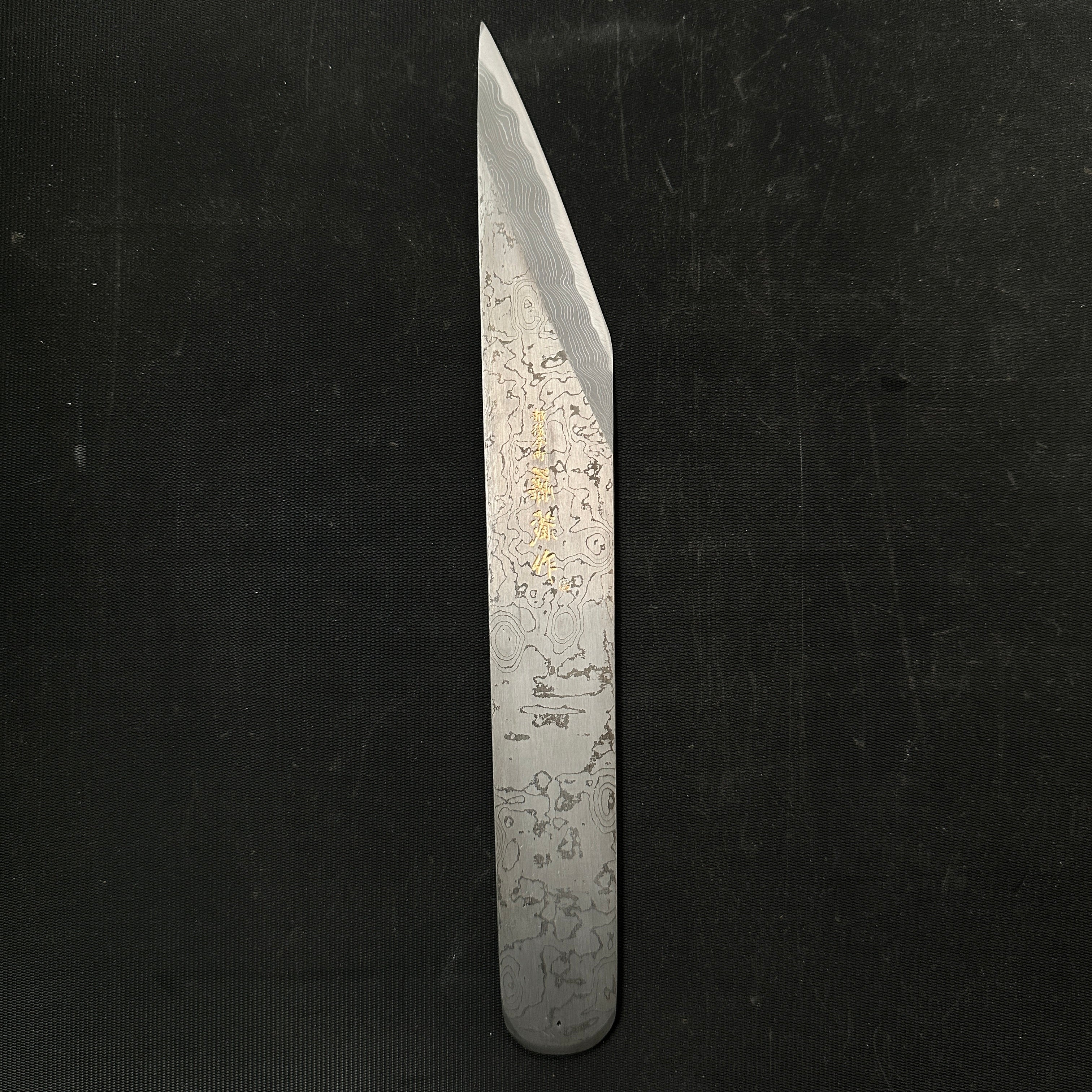 Hidari Tohzo Suminagashi Kokatana with White Steel 左 藤蔵作 切出
