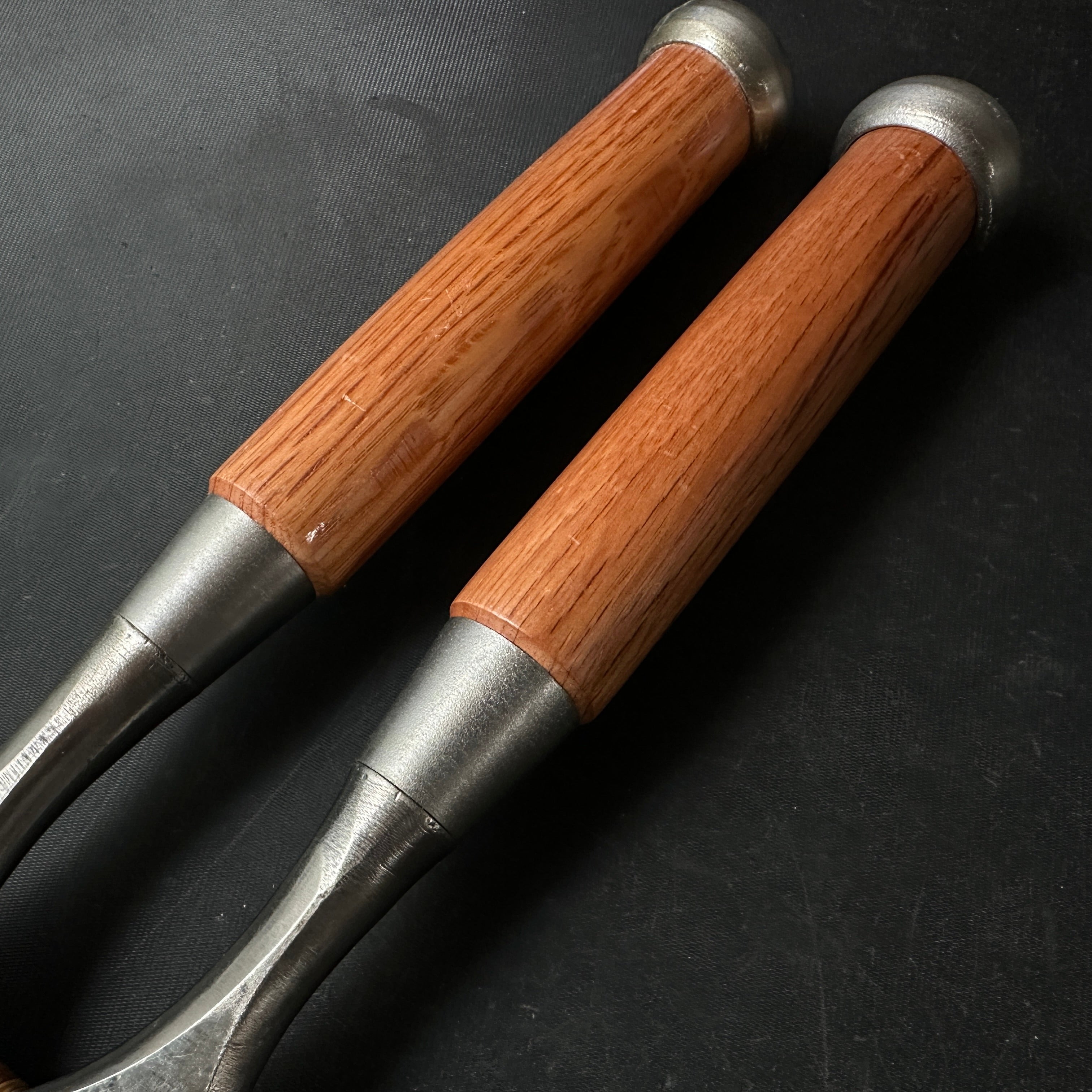 Old stock Sukemaru 3rd Damekiri chisels　掘出し物 三代助丸作 碓氷金三郎氏 ダメ切り鑿 三つ裏  Damekirinomi 36,48mm