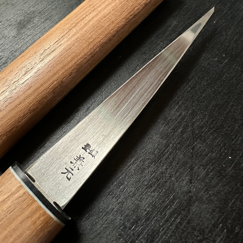 Old stock Kanemoto  Kuri Kokatana with white steel Right  掘出し物 兼元 繰り小刀 右 120mm