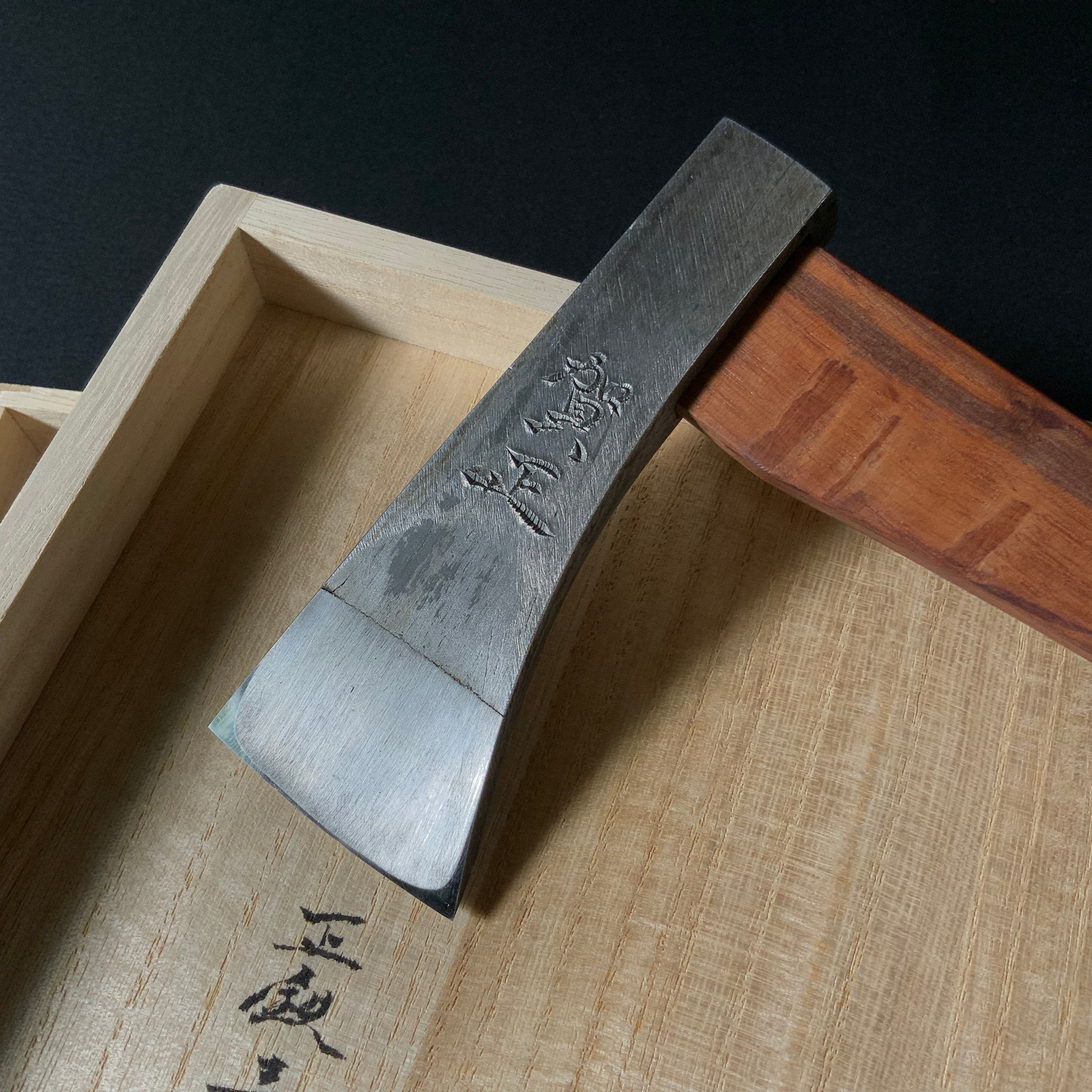 『Gashou』 Sozen Japanese Carpenter's Axe  『賀正』 素全作 小型鉞 木割り斧  Masakari