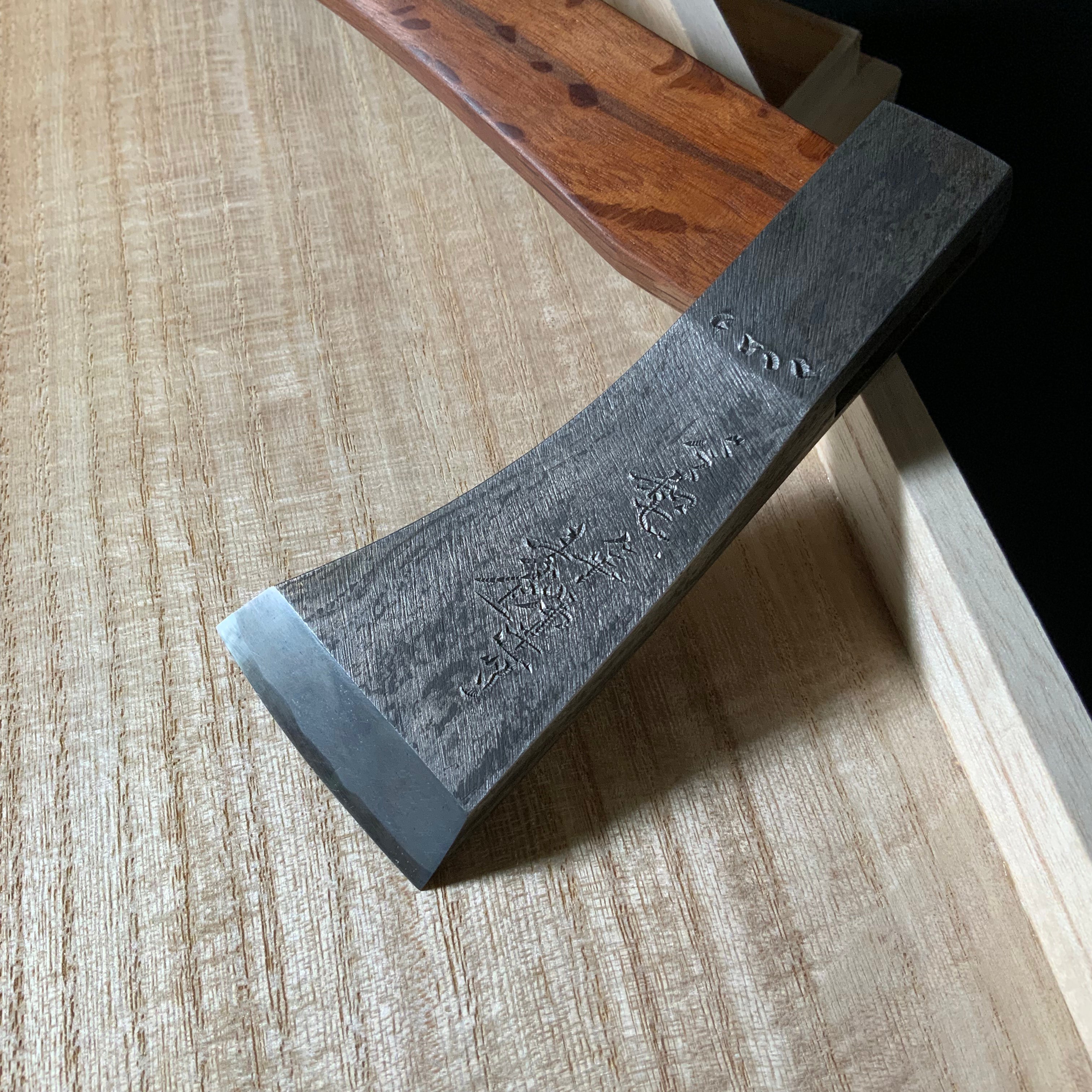 『Gashou』 Sozen Japanese Carpenter's Axe  『賀正』 素全作 小型鉞 木割り斧  Masakari
