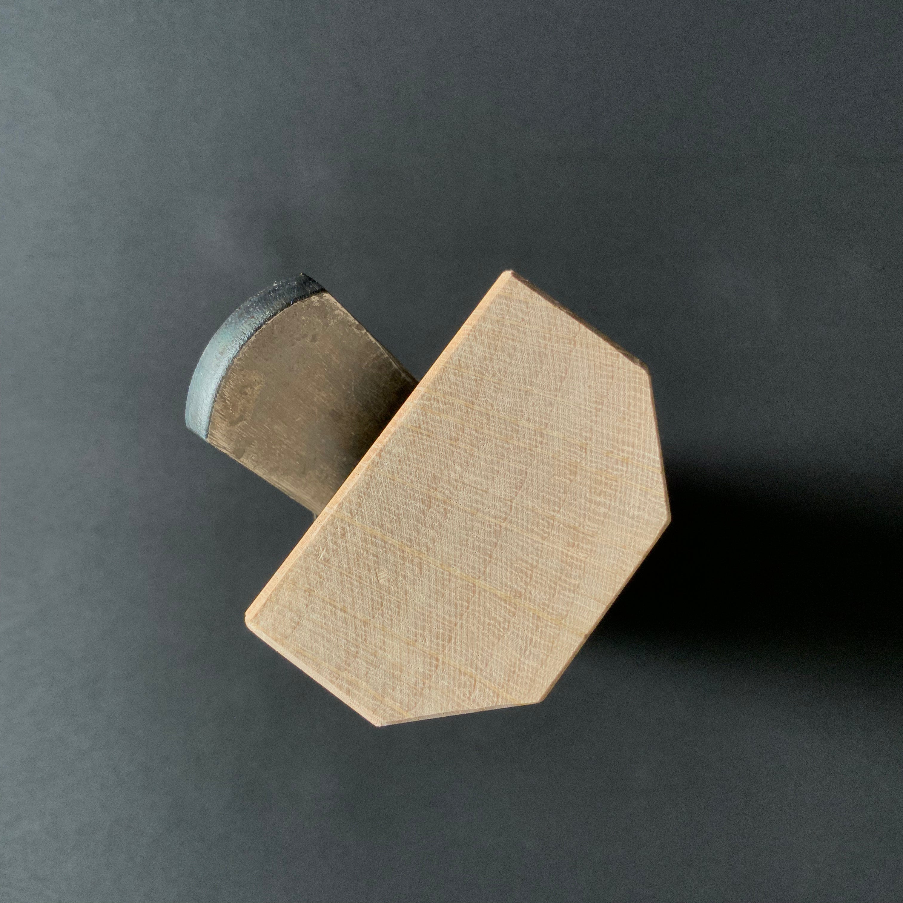 Tenhiro Tome Kanna (45°) Plane with blue steel    天弘 止め鉋 青紙鋼 24mm