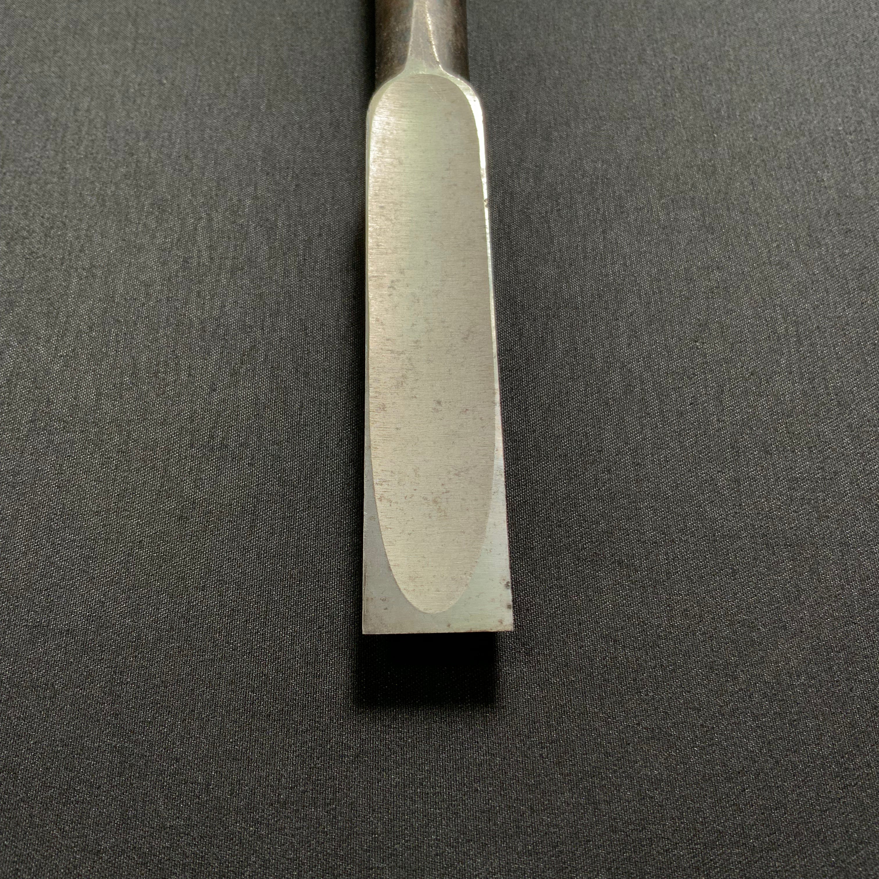 掘出し物 二代目左久作 叩き鑿  池上喬庸作 18mm #2 Old stock Hidari Hisasaku 2rd Timber chisels by Ikegami Takanobu Tatakinomi