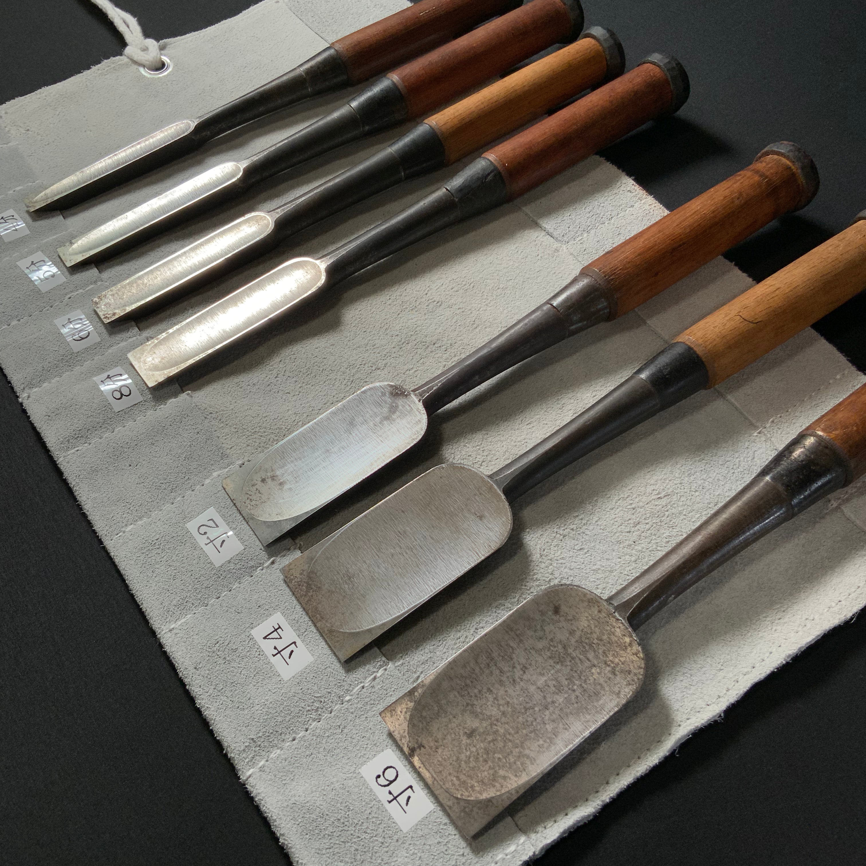 左久作 公式通販 追入鑿 組鑿 Timber 七本組 6本組 二代目 Chisels・叩