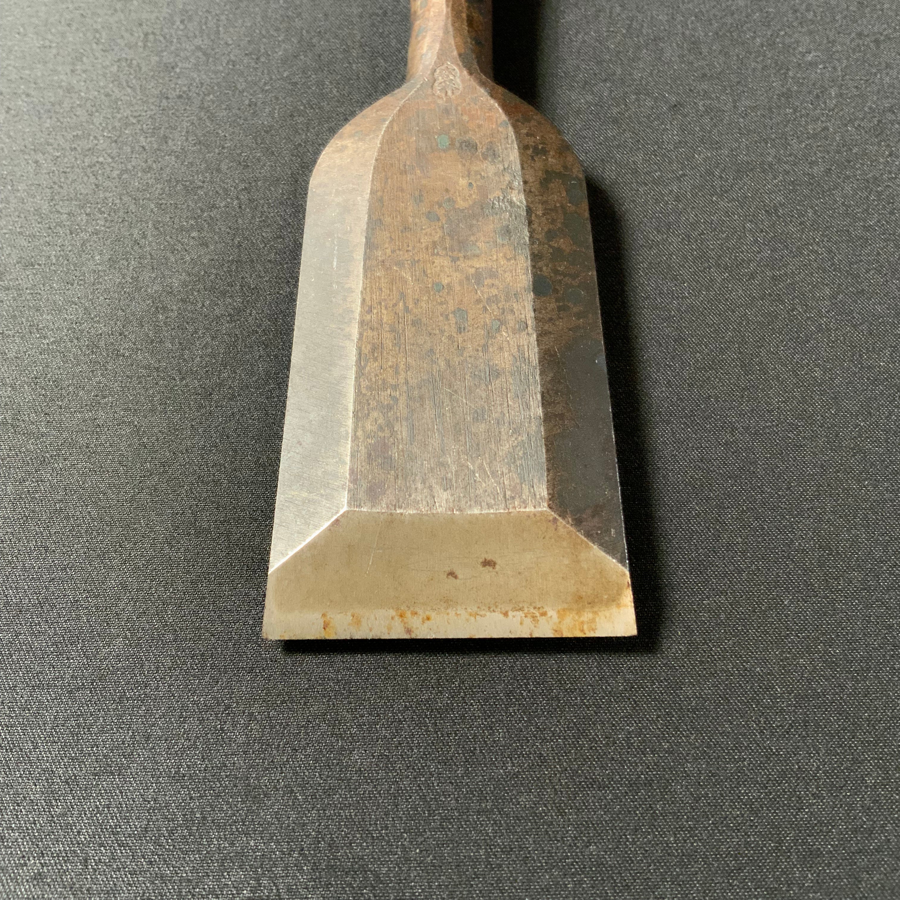 掘出し物 二代目左久作 叩き鑿  池上喬庸作 42mm #2 Old stock Hidari Hisasaku 2rd Timber chisels by Ikegami Takanobu Tatakinomi