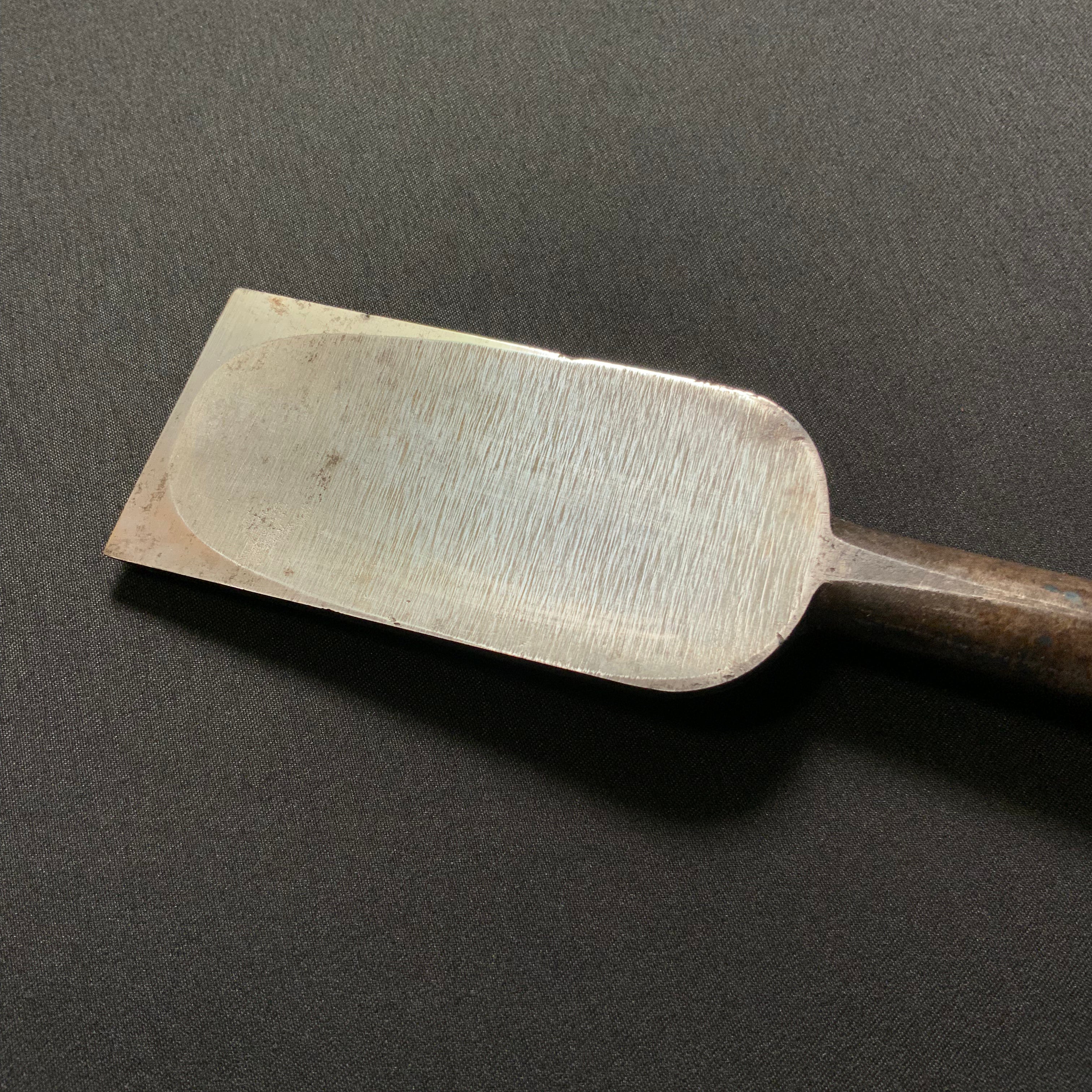 掘出し物 二代目左久作 叩き鑿  池上喬庸作 42mm #3 Old stock Hidari Hisasaku 2rd Timber chisels by Ikegami Takanobu Tatakinomi