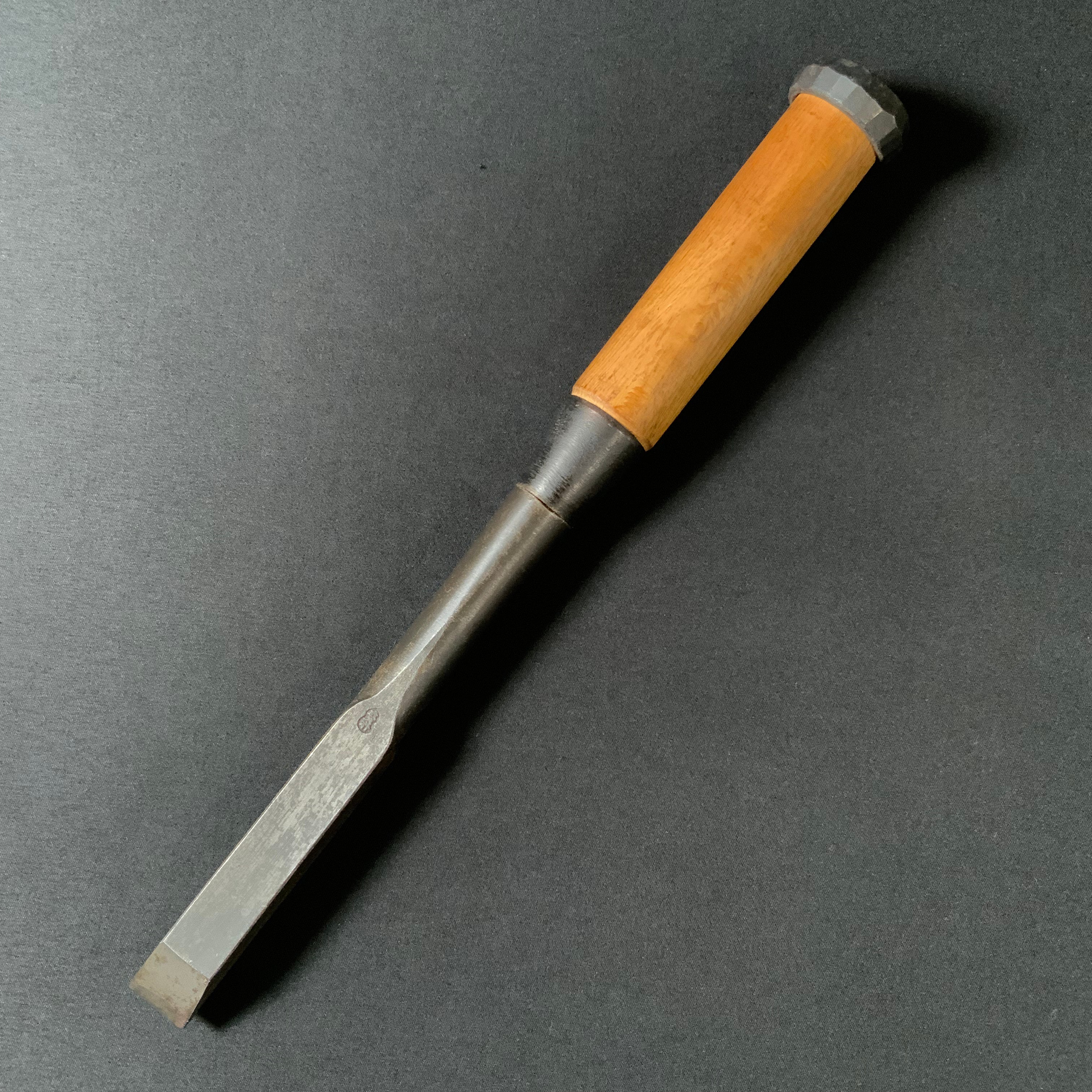 掘出し物 二代目左久作 叩き鑿  池上喬庸作 18mm #3 Old stock Hidari Hisasaku 2rd Timber chisels by Ikegami Takanobu Tatakinomi