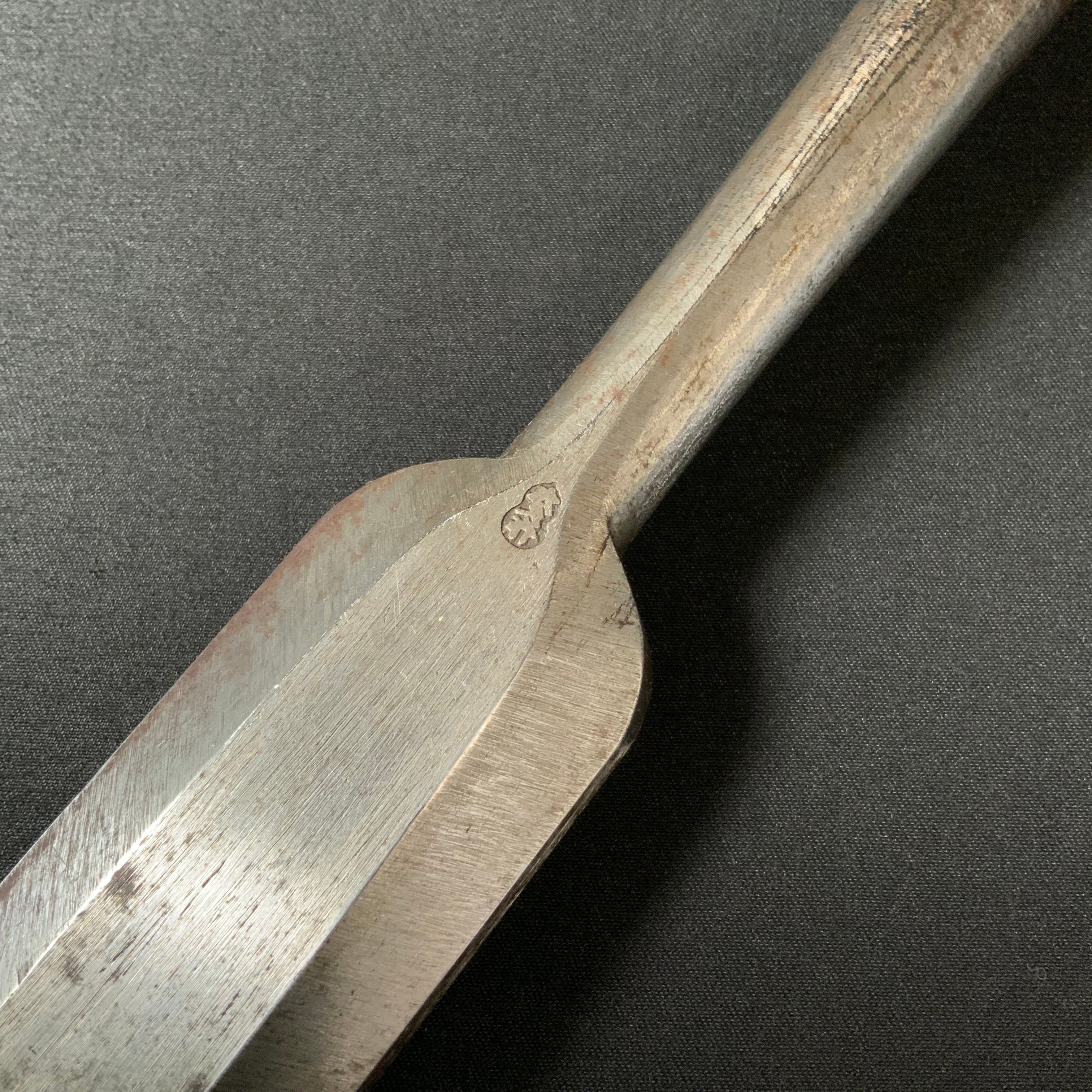 掘出し物 二代目左久作 叩き鑿  池上喬庸作 36mm #3 Old stock Hidari Hisasaku 2rd Timber chisels by Ikegami Takanobu Tatakinomi
