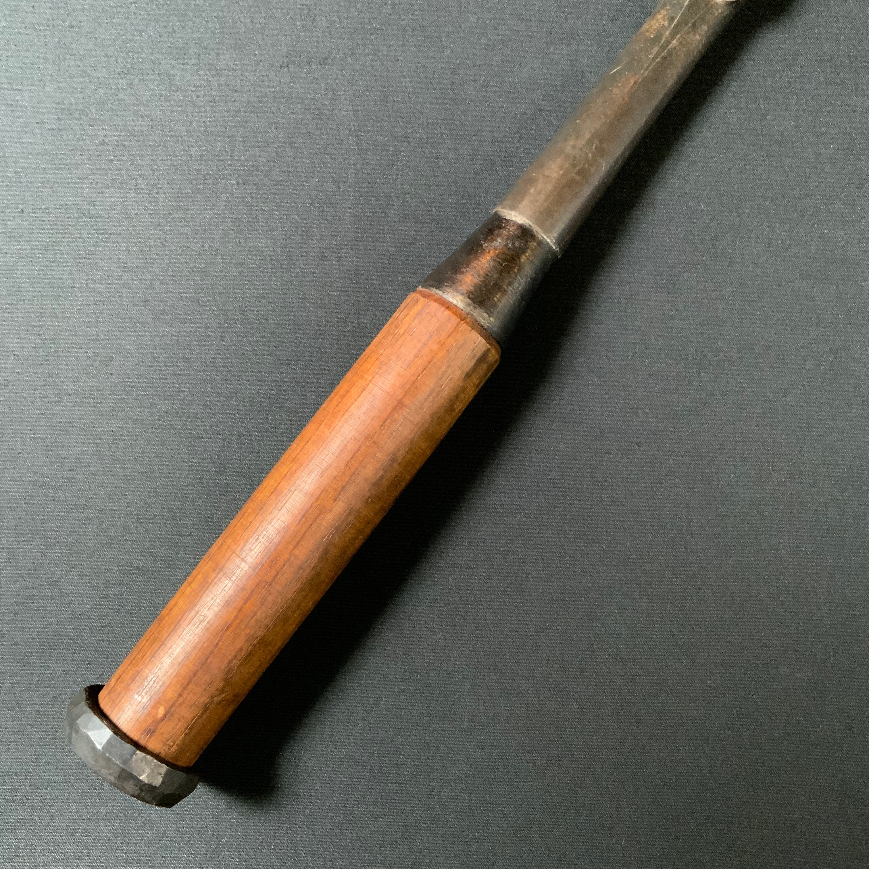 掘出し物 二代目左久作 叩き鑿  池上喬庸作 18mm #4 Old stock Hidari Hisasaku 2rd Timber chisels by Ikegami Takanobu Tatakinomi