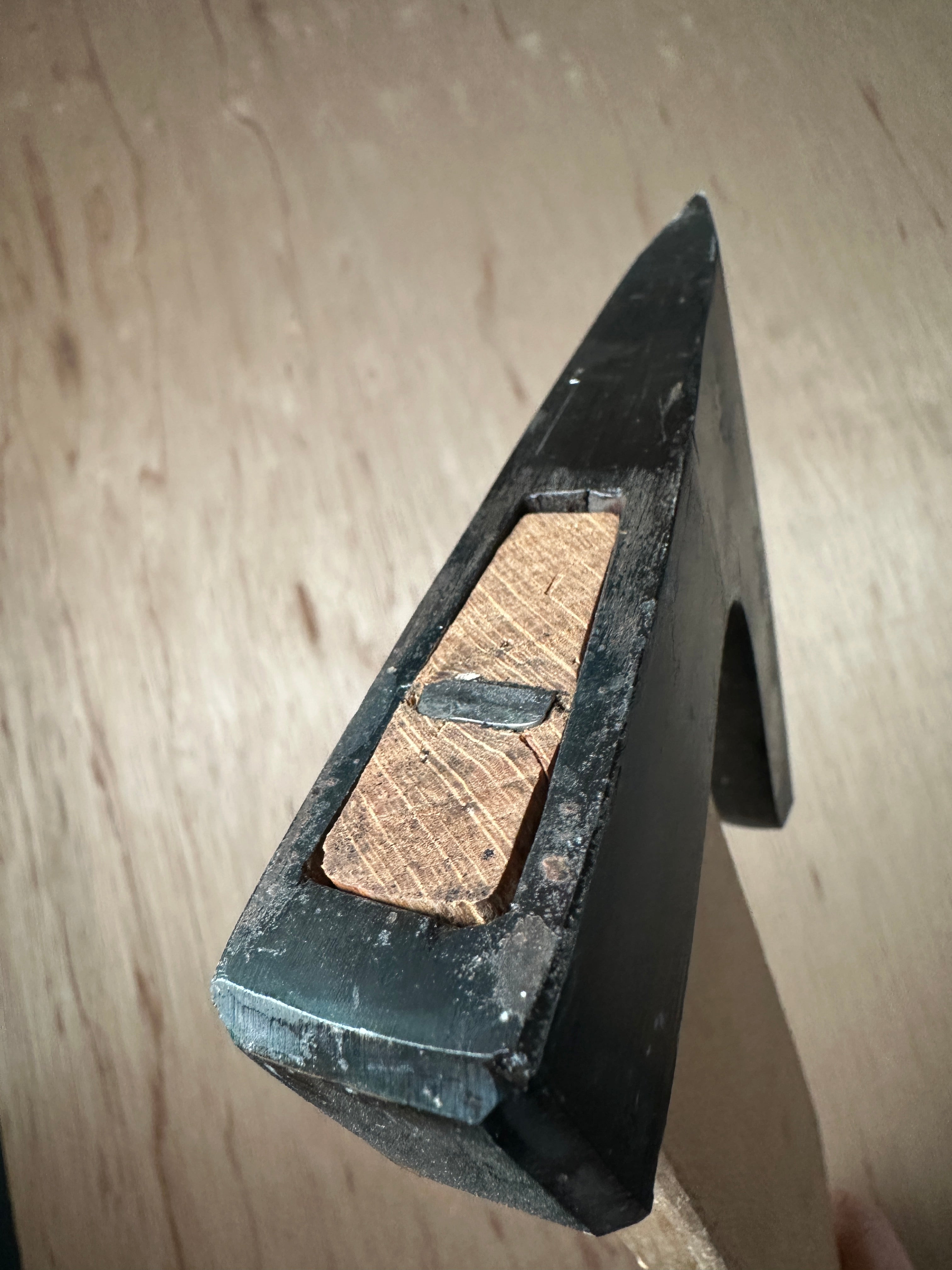 #Mk8 Old stock Japanese Carpenter's Axe 掘出し物  鉞  Masakari