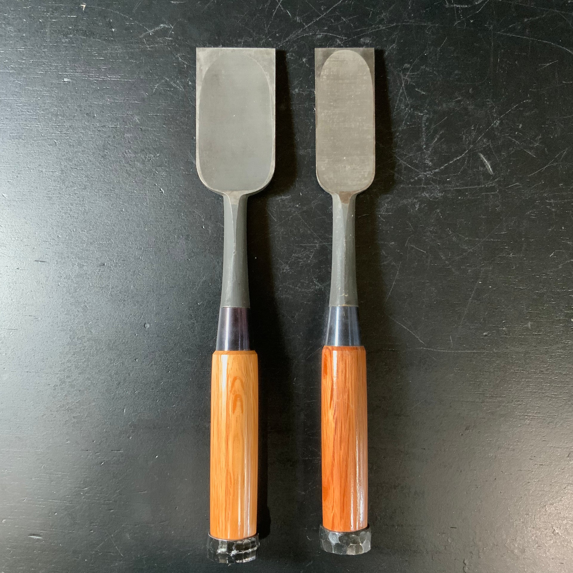 Azumamuneyoshi Timber Chisels with Japanese iron 東宗吉 和鉄 叩き