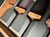 Hidari Ichihiro 2nd Bench chisels set by Yamazaki Shouzou 山崎勇作 左市弘 追入15本組鑿 Oirenomi