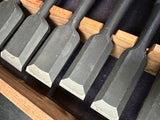 Hidari Ichihiro 2nd Bench chisels set by Yamazaki Shouzou 山崎勇作 左市弘 追入15本組鑿 Oirenomi