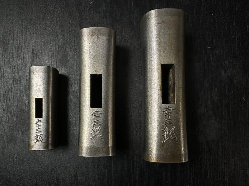 Old stock Kouzaburou Pasting steel Square Hammers set  長谷川幸三郎氏  四角玄翁 鋼付  30匁 60匁 100匁 セット