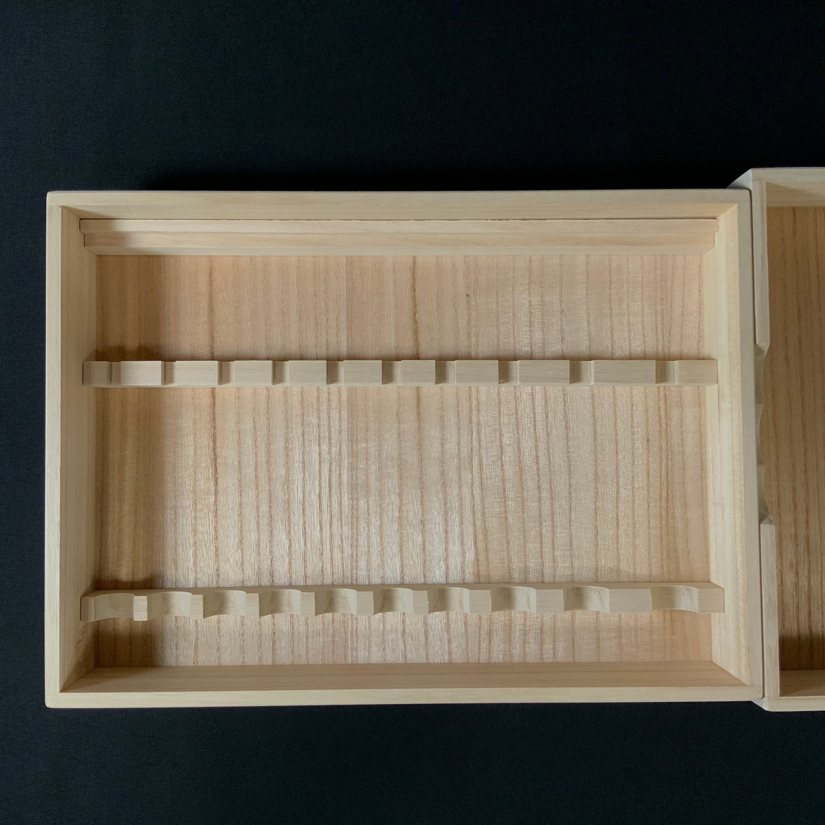 Wooden Tool Box for Bench ChiselsSet for 10pc 追入組鑿用桐箱 10本組用