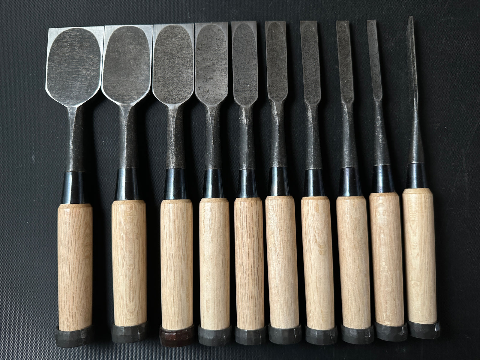 Kanetake Bench chisels set by Takahashi Norikazu 高橋典三作 カネ武 追入組鑿 Oireno –  YAMASUKE KurashigeTools