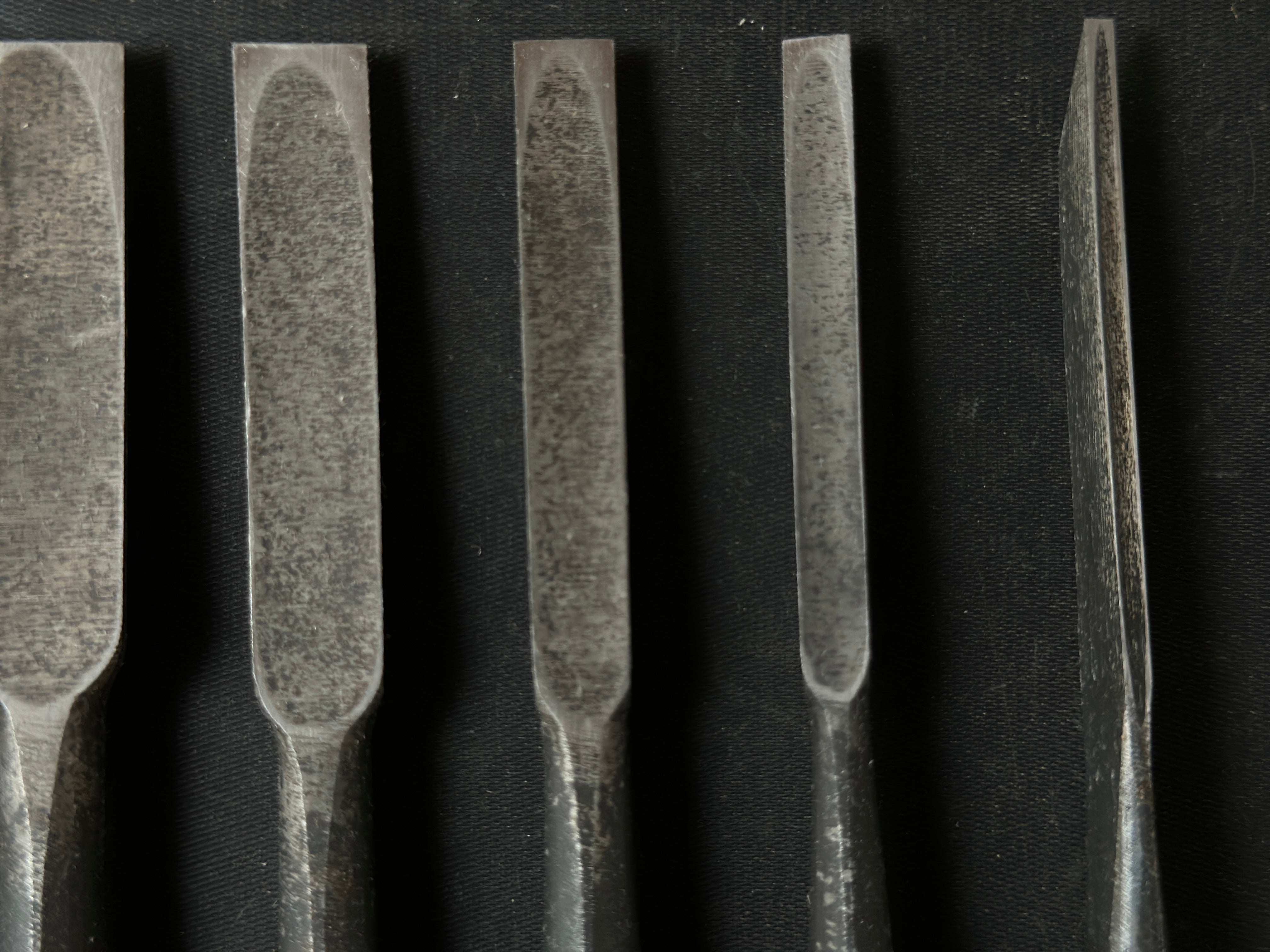 Kanetake Bench chisels set by Takahashi Norikazu 高橋典三作 カネ武