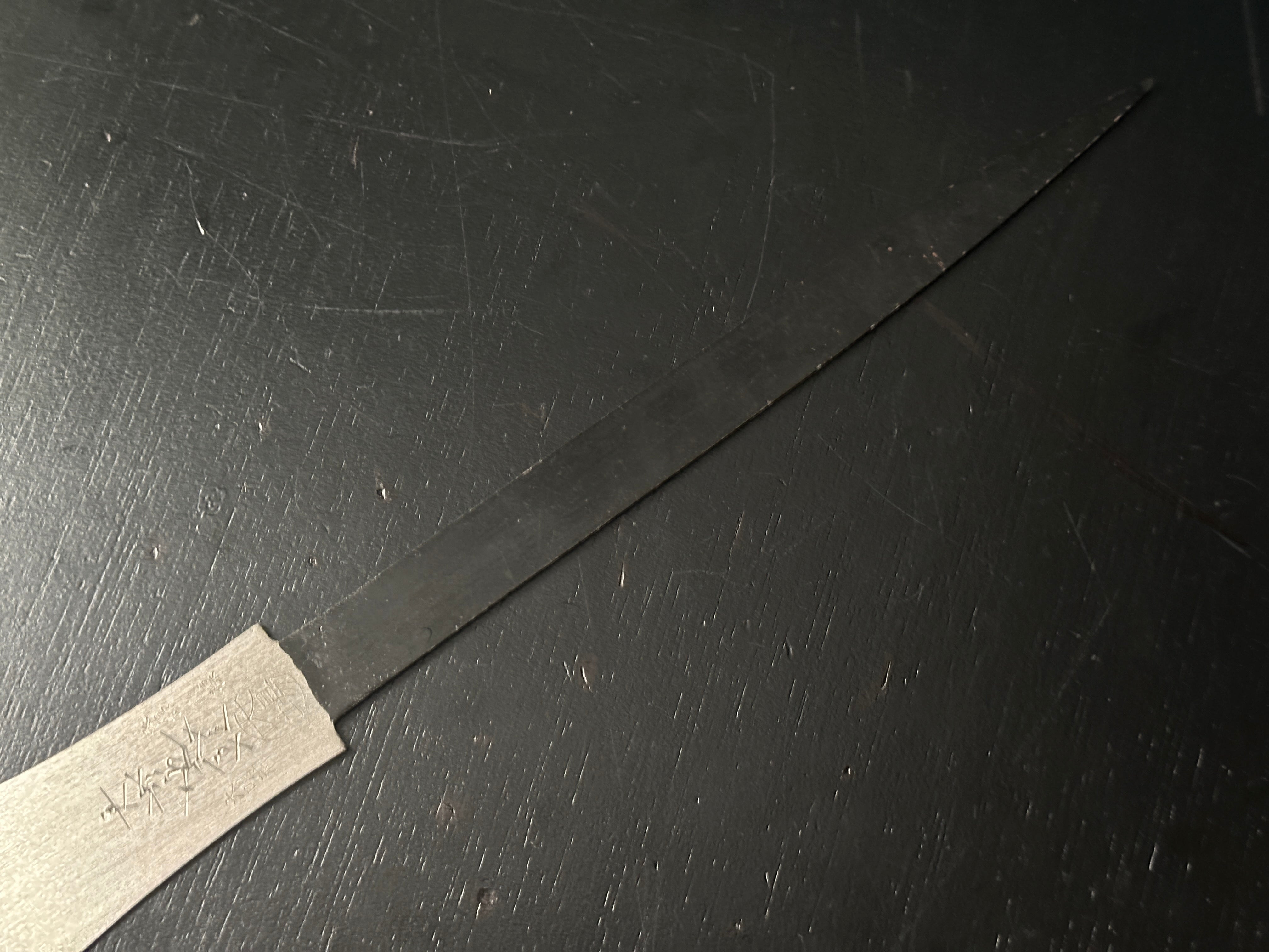 Old stock Oba Shoichiro  Double Edge (Ryoba) Hand Made Saw by 265mm 掘出し物 大場正一郎作 両刃鋸 265mm
