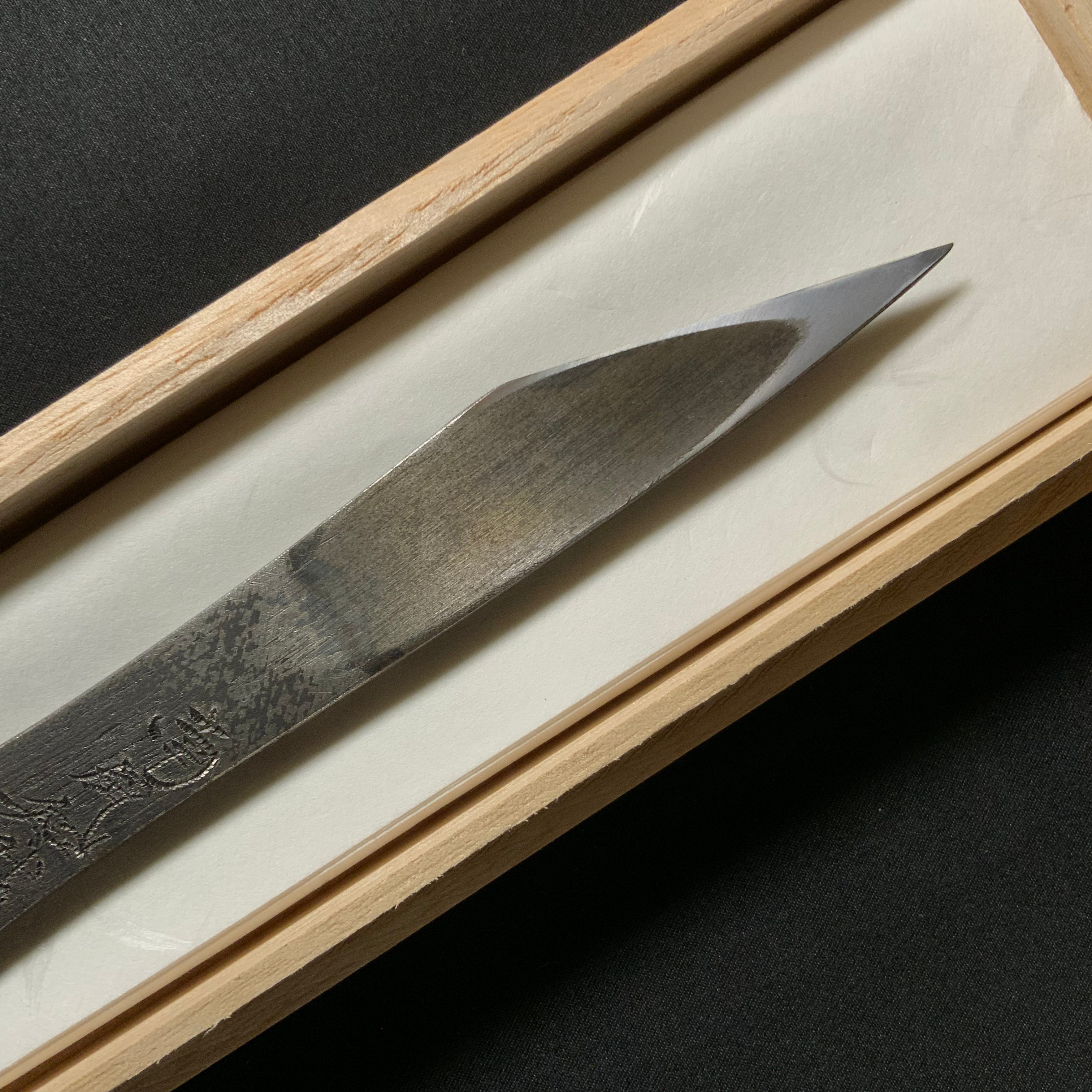 Dream to the West Right hand Kiridashi kinfe by Sozen Carving       南風知我意 吹夢到西洲 素全作 切出し小刀 右 20mm