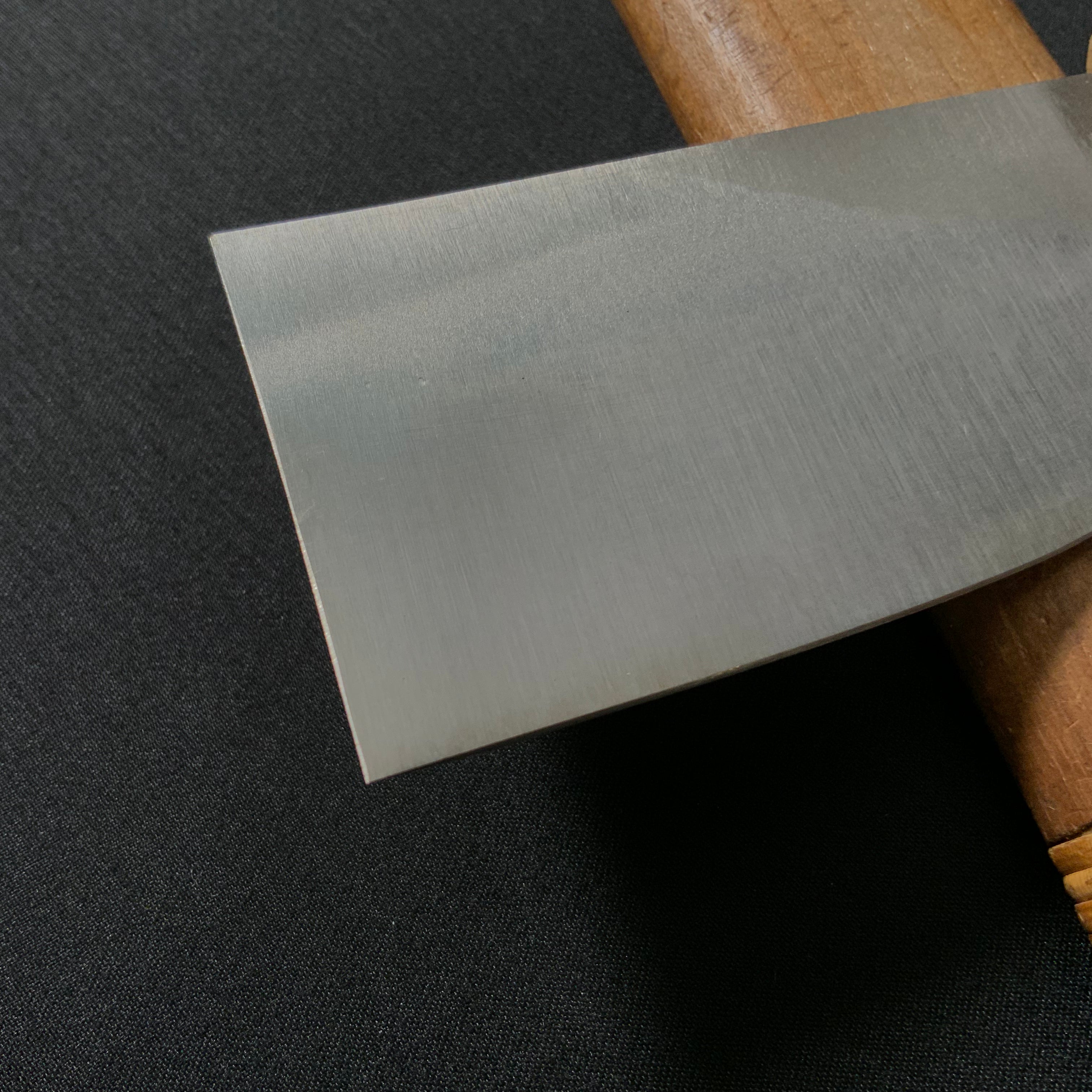 Old stock Leather knife 42mm   /   掘出し物 革断庖丁 42mm
