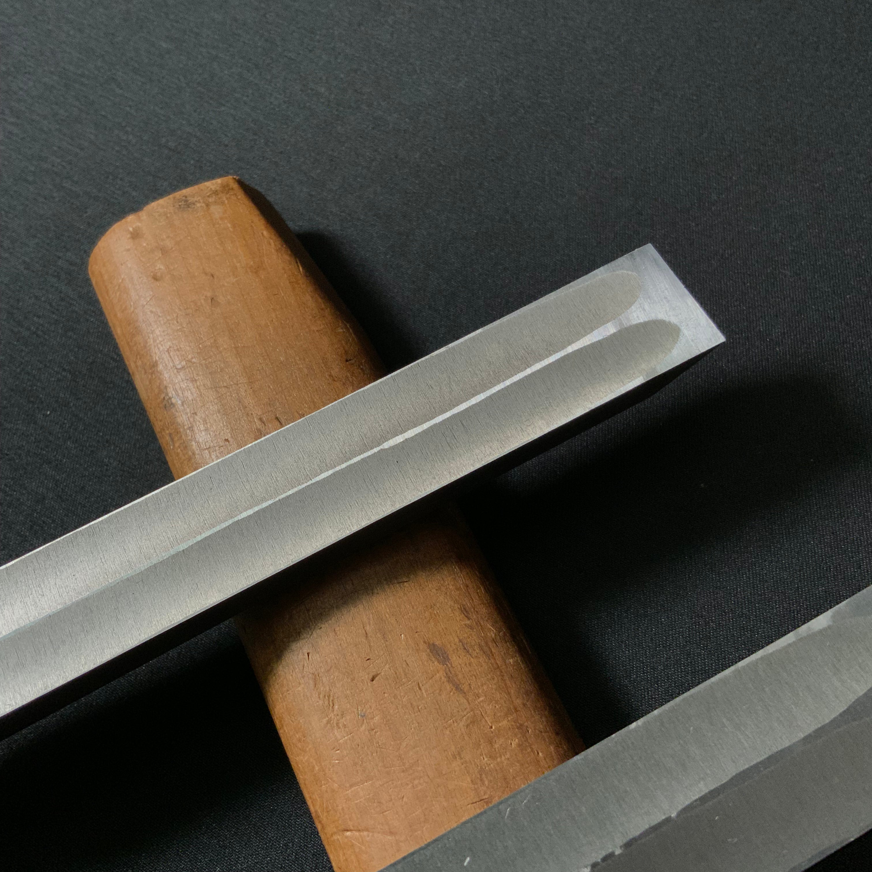 田斎作 黒仕上 腰型鑿 二枚裏  Tasai lumbar chisel Double Ura