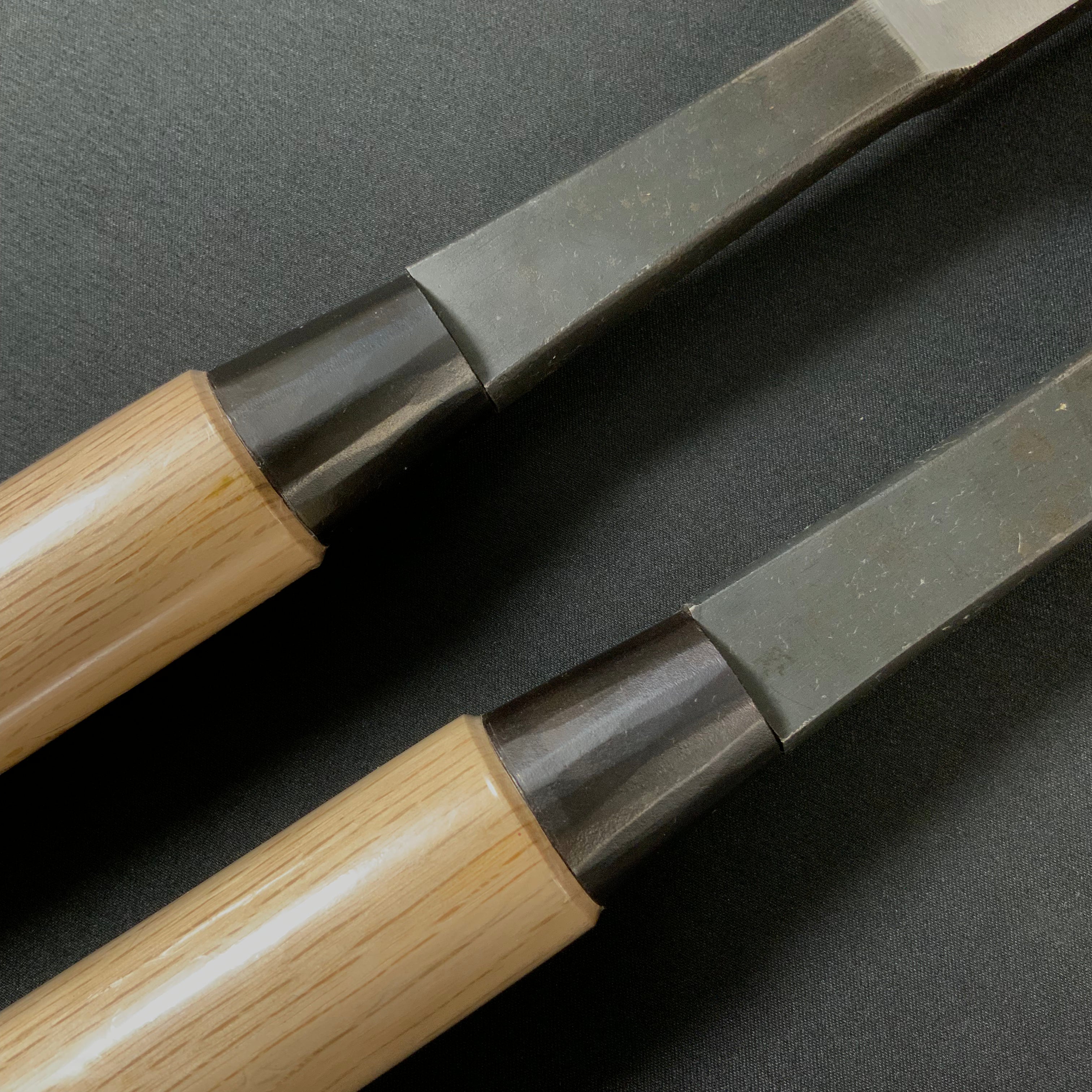 田斎作 黒仕上 腰型鑿 二枚裏  Tasai lumbar chisel Double Ura